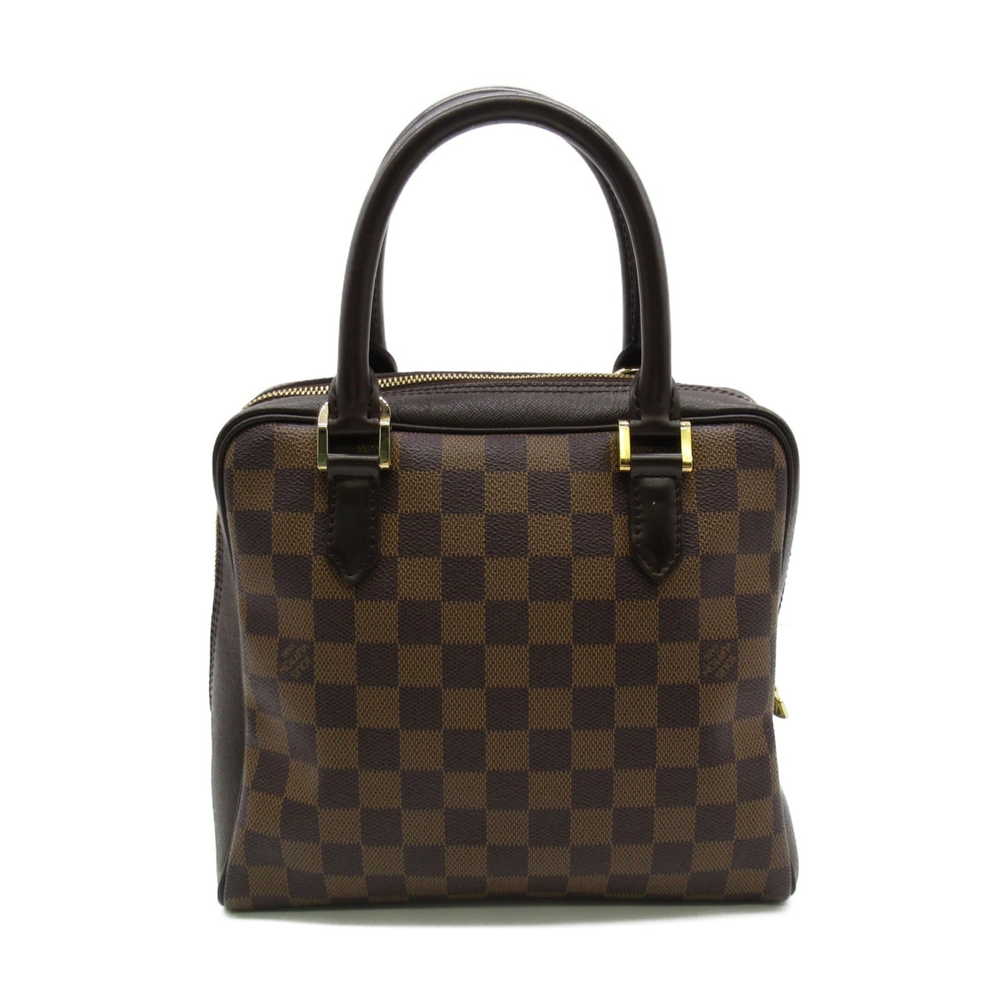 LOUIS VUITTON Brera handbag Brown Ebene Damier PVC coated canvas N51150