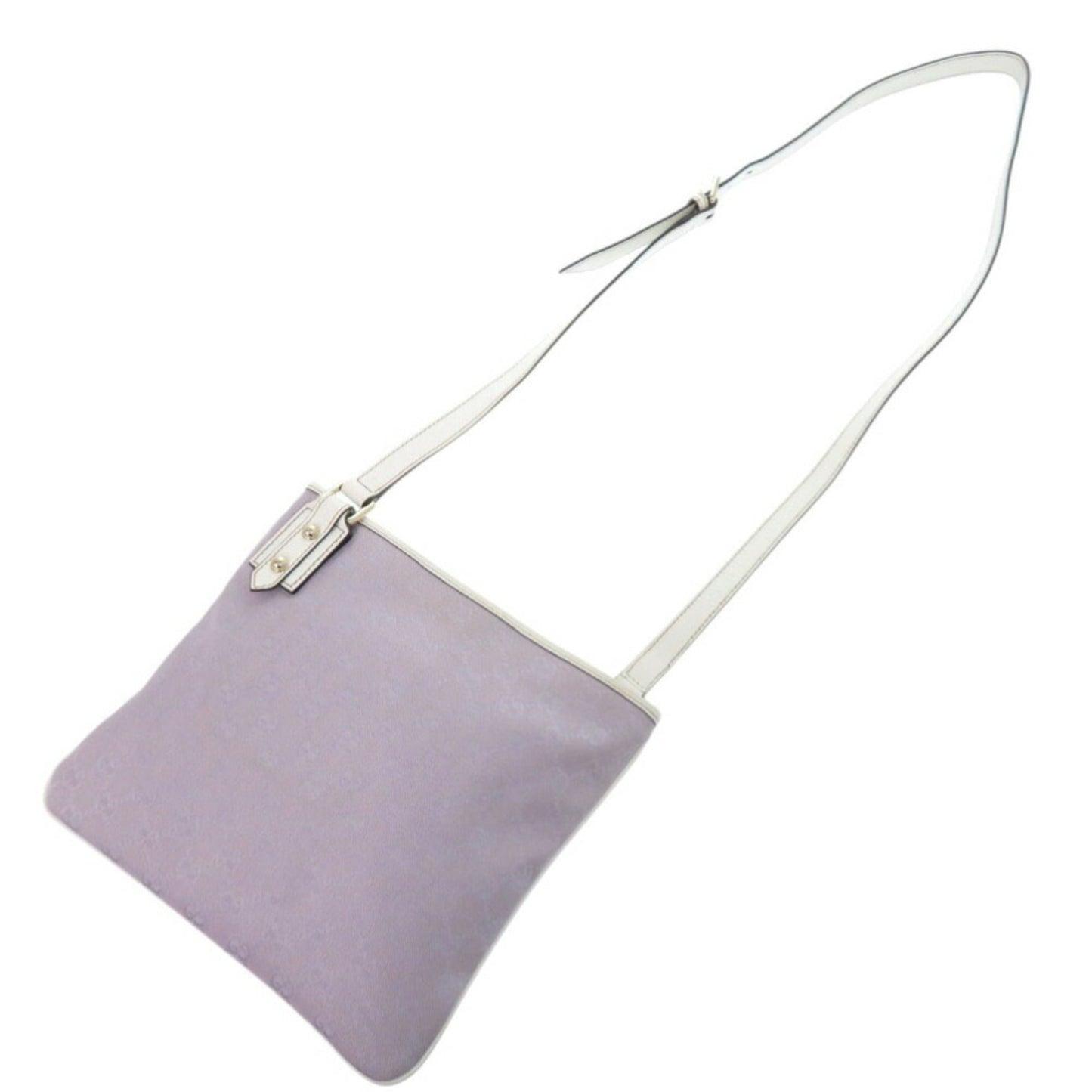 Gucci Gg Canvas Purple White Gg Canvas Shoulder Bag ( )