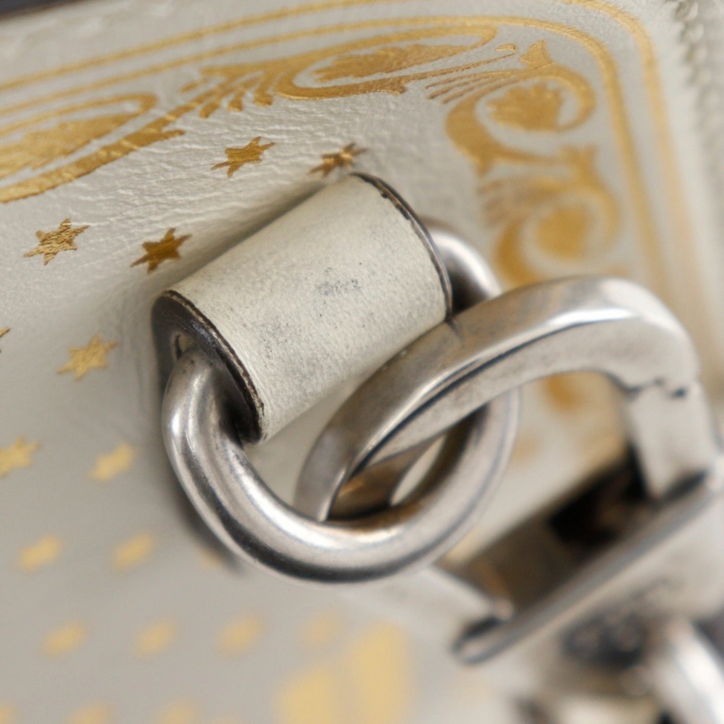 Gucci White Leather Shoulder Bag ( )