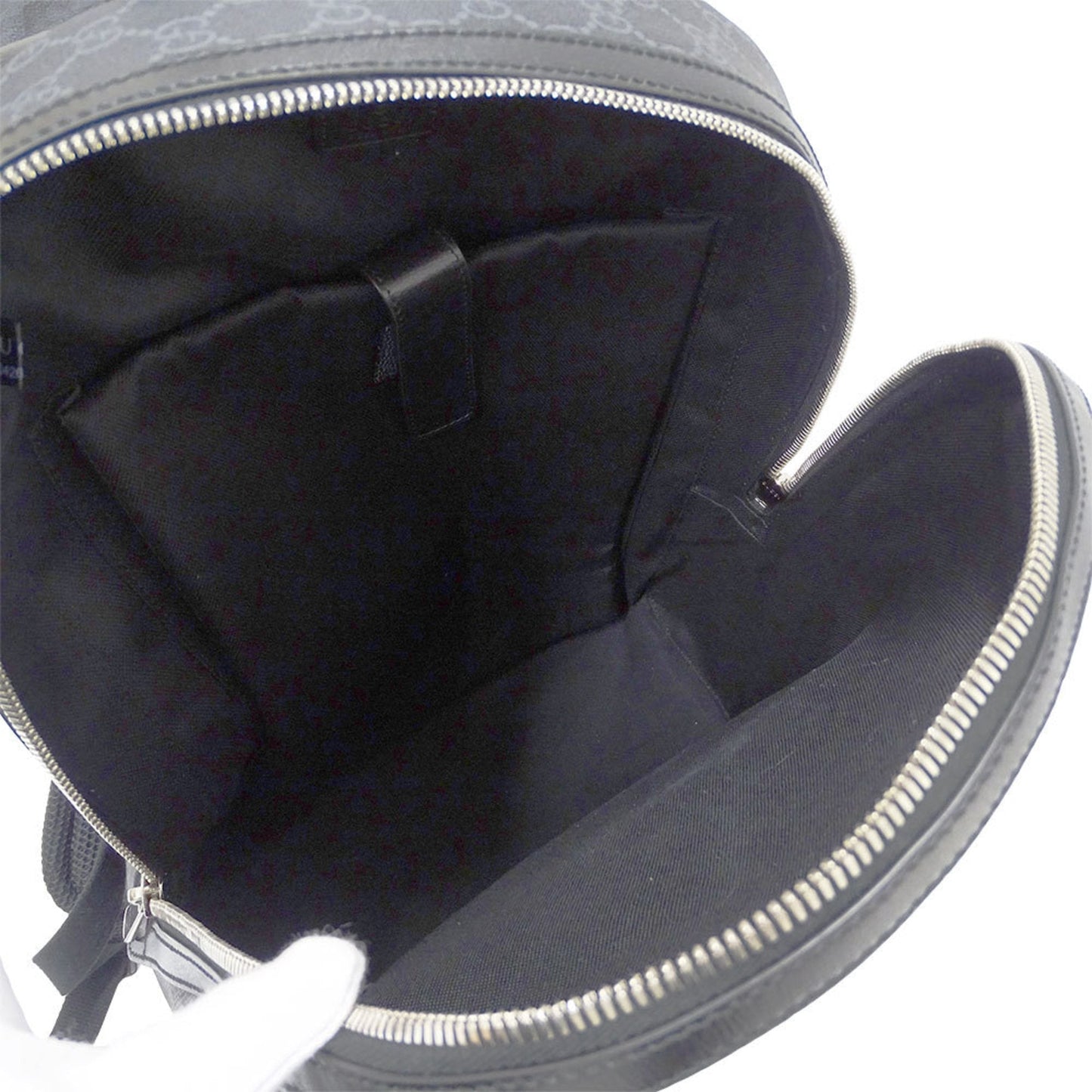 Gucci Black Gg Supreme Backpack ( )