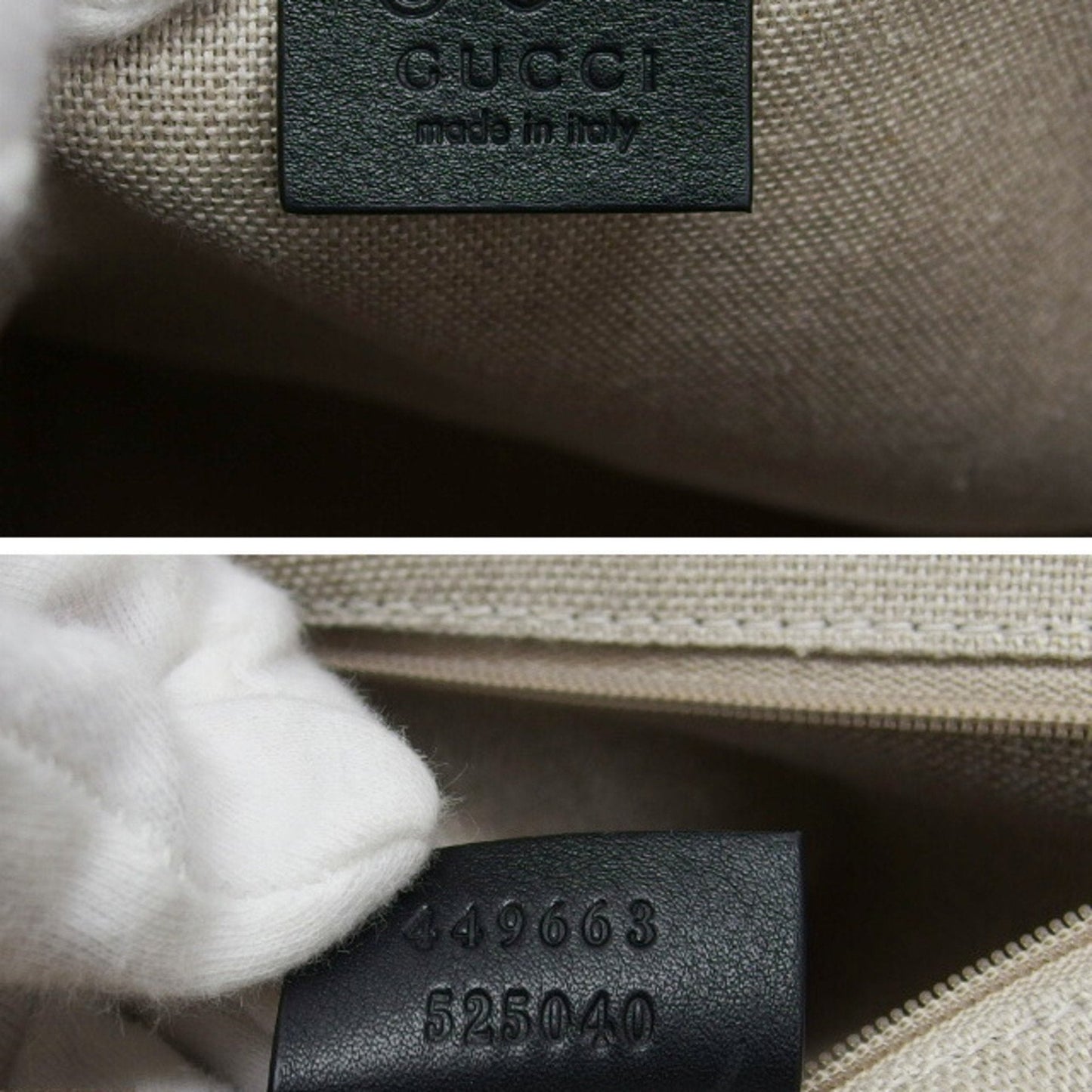 Gucci Microguccissima Black Leather Handbag Shoulder Bag ( )