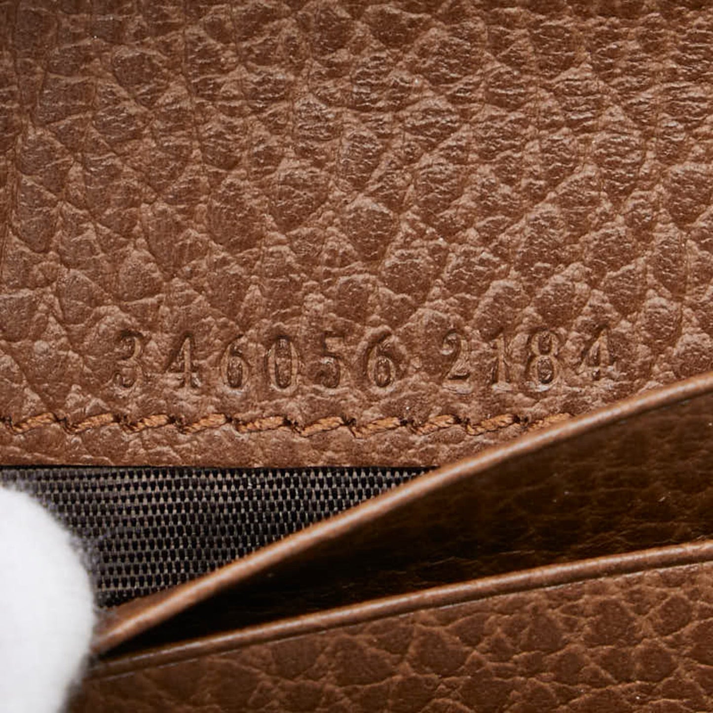 Gucci Beige Brown Canvas Leather Wallet (Bi-Fold) ( )
