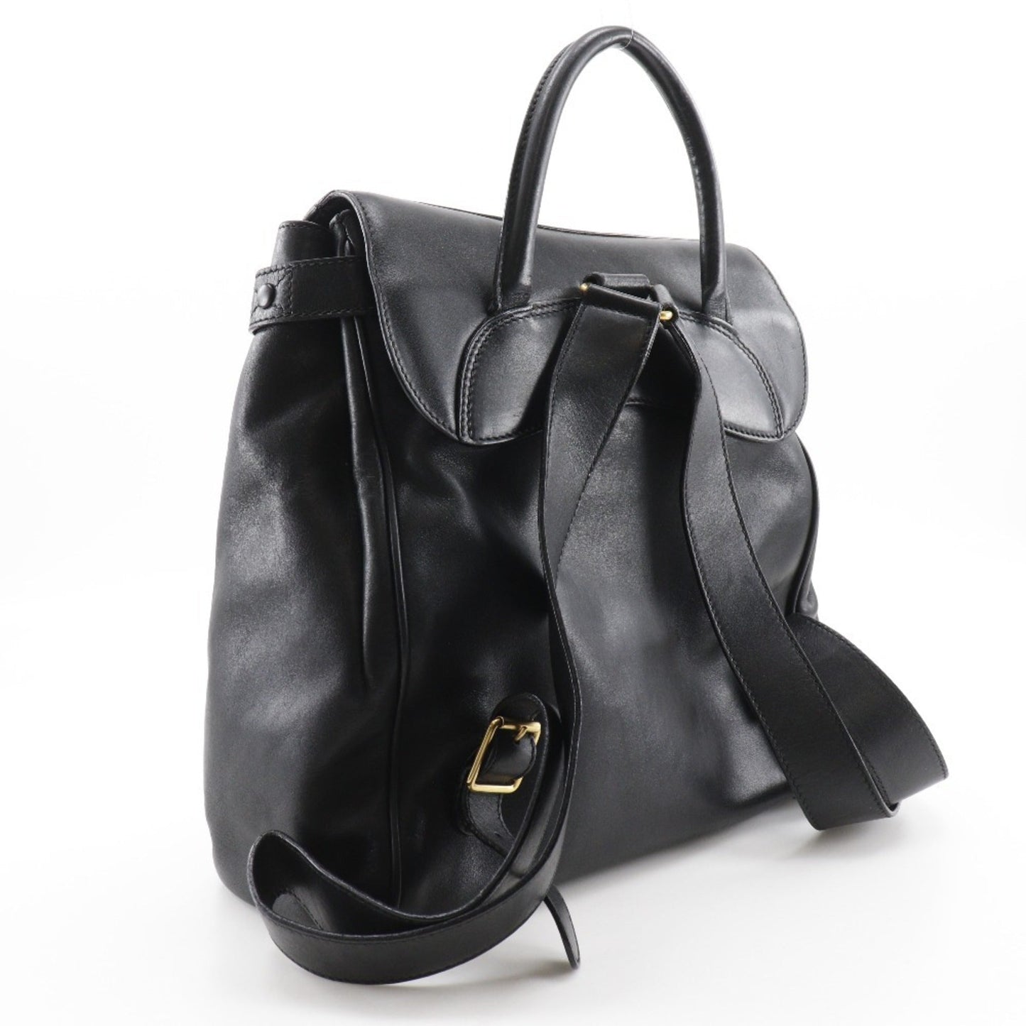 Gucci Black Leather Backpack ( )