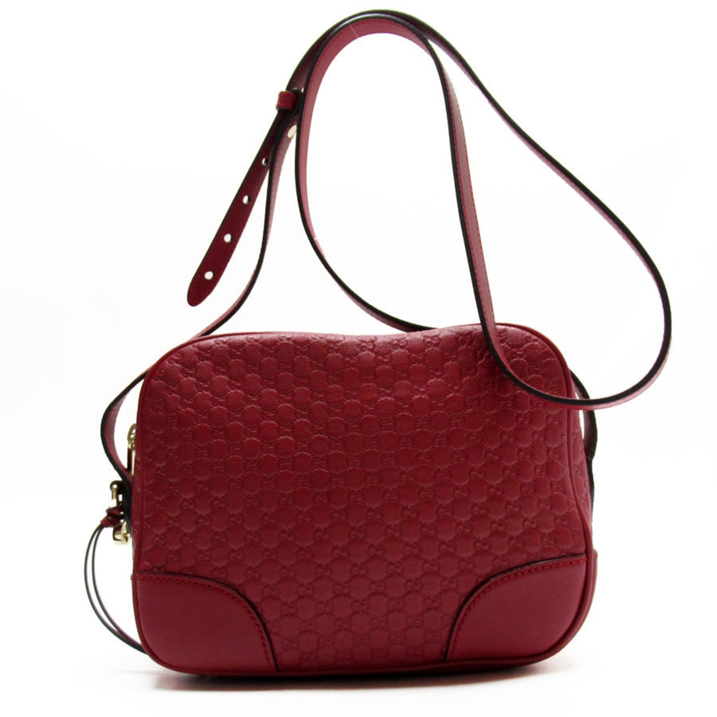 Gucci Dark Red Leather Shoulder Bag