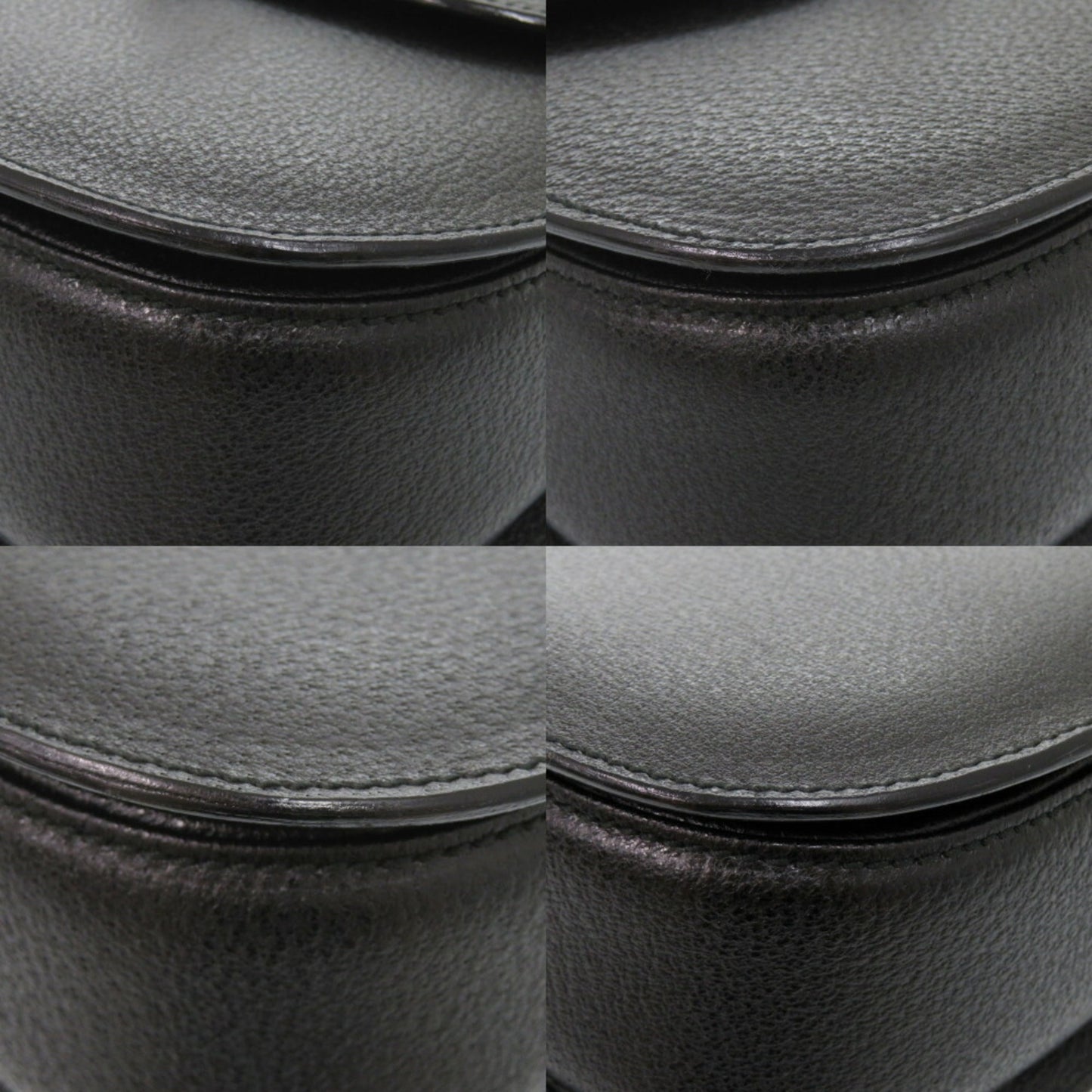 Gucci Black Leather Handbag ( )