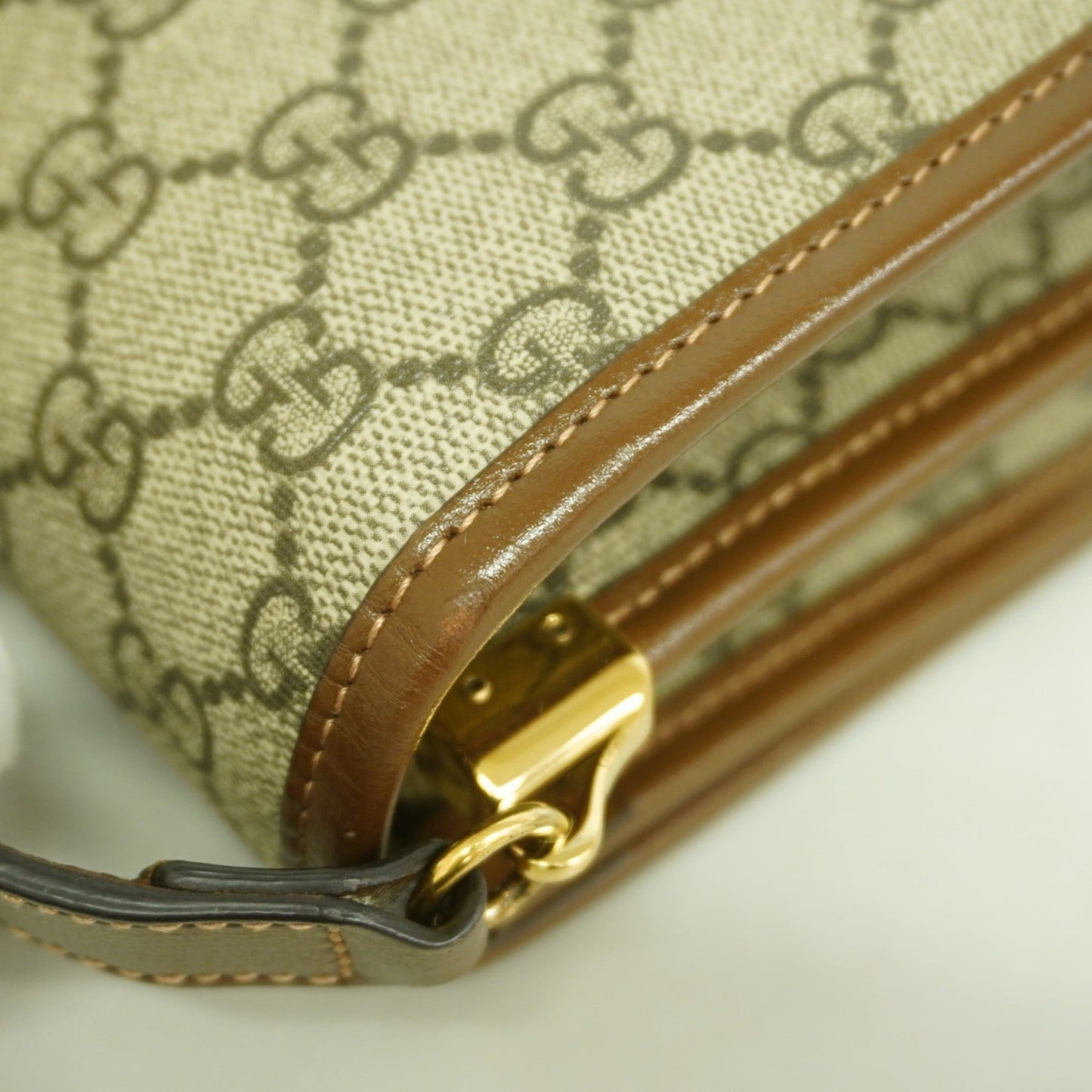 Gucci Brown Pvc Shoulder Bag ( )
