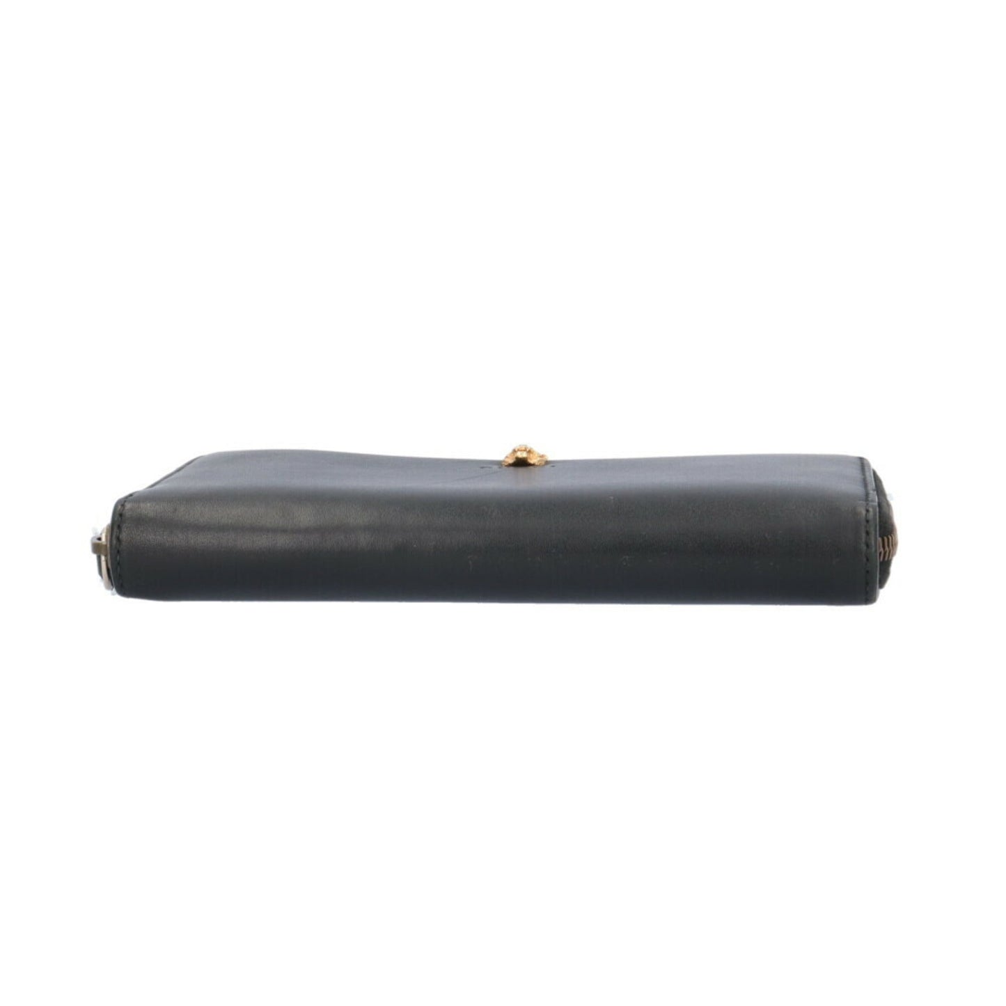 Gucci Black Leather Long Wallet (Bi-Fold)