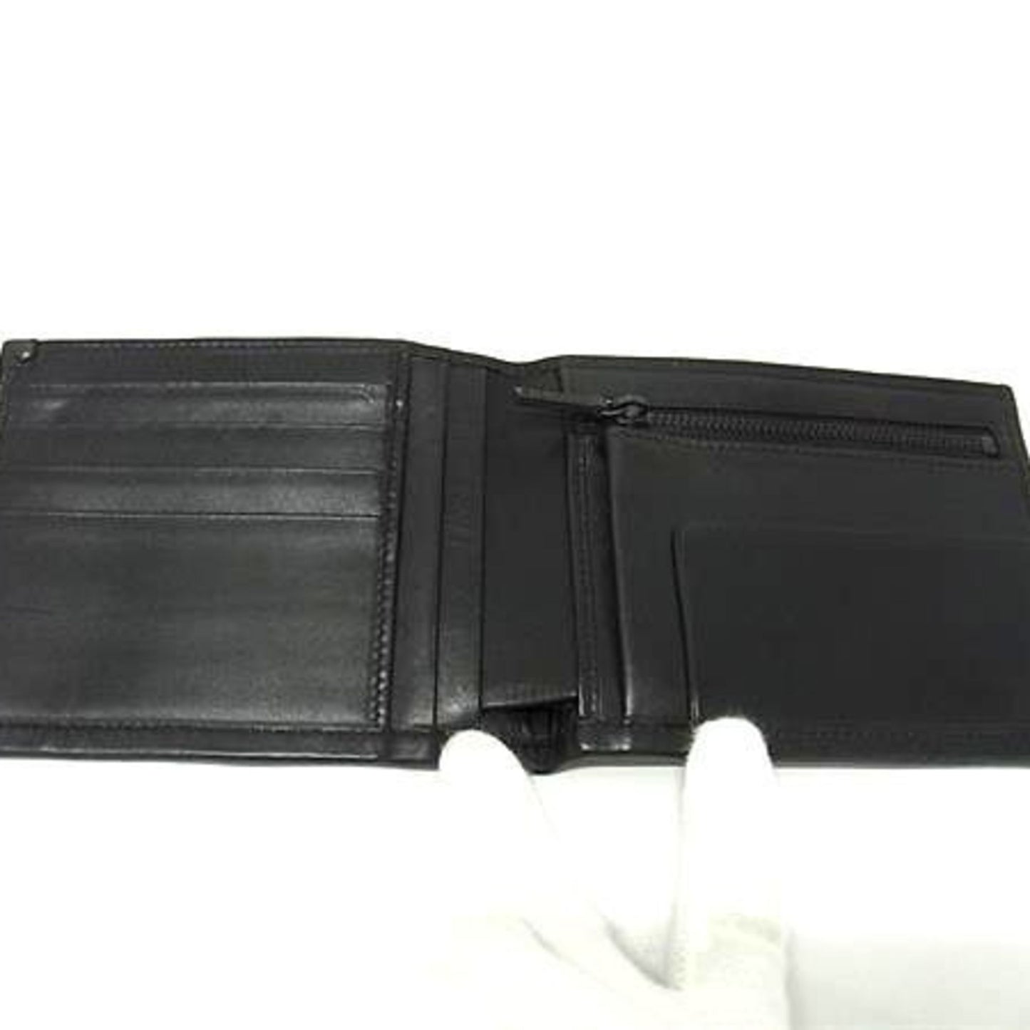 Gucci Black Canvas Leather Wallet (Bi-Fold) ( )
