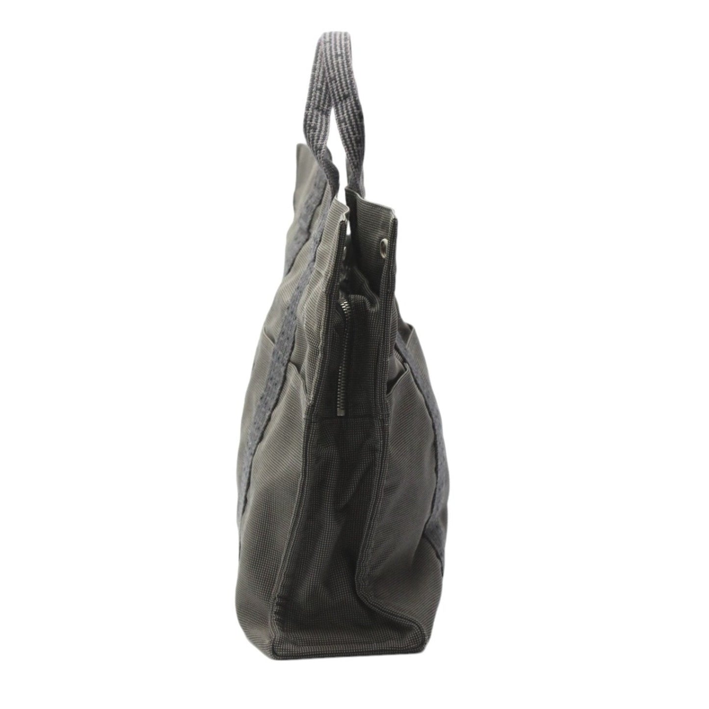 Hermes Her Line Gray Canvas Tote Bag ( )