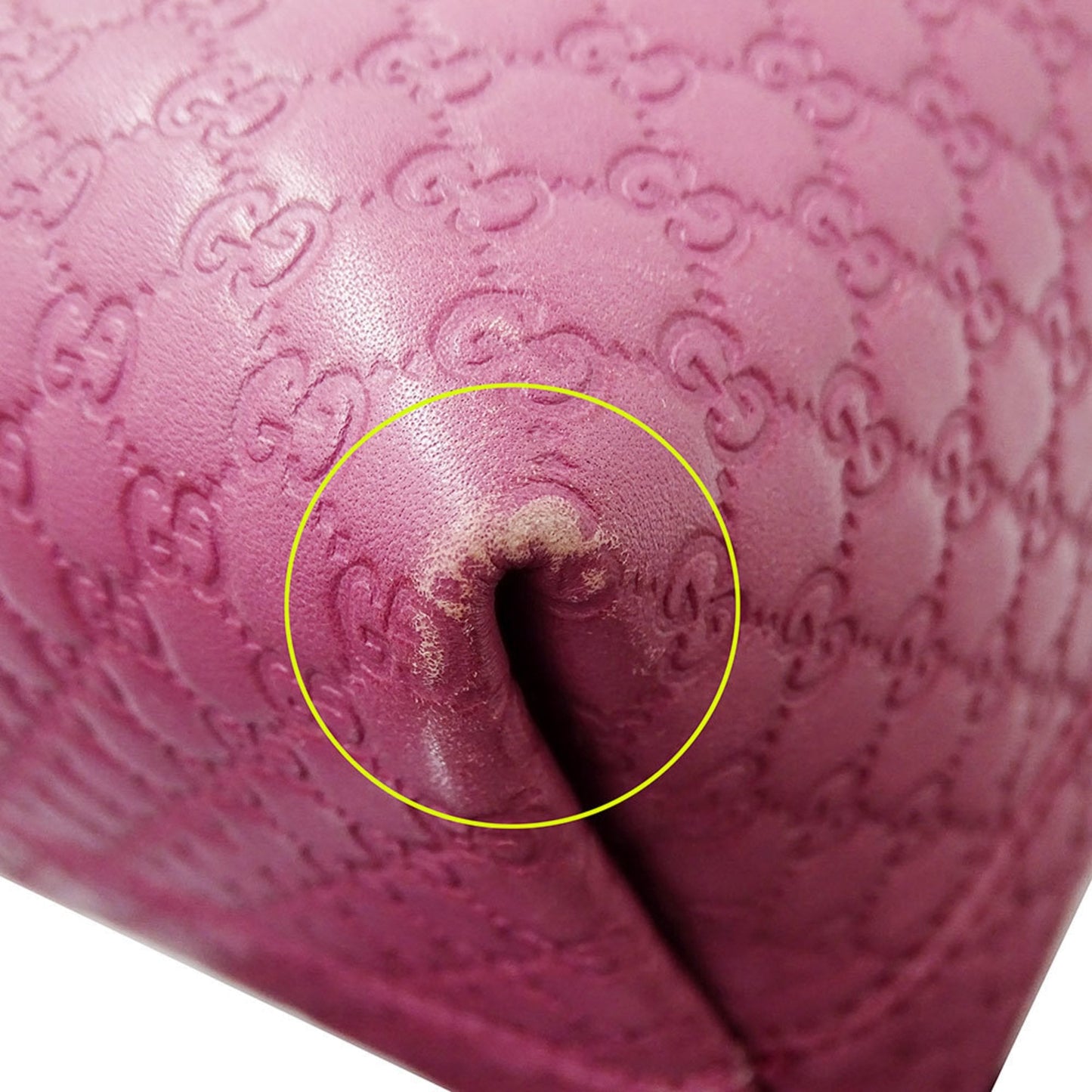 Gucci Purple Leather Tote Bag ( )