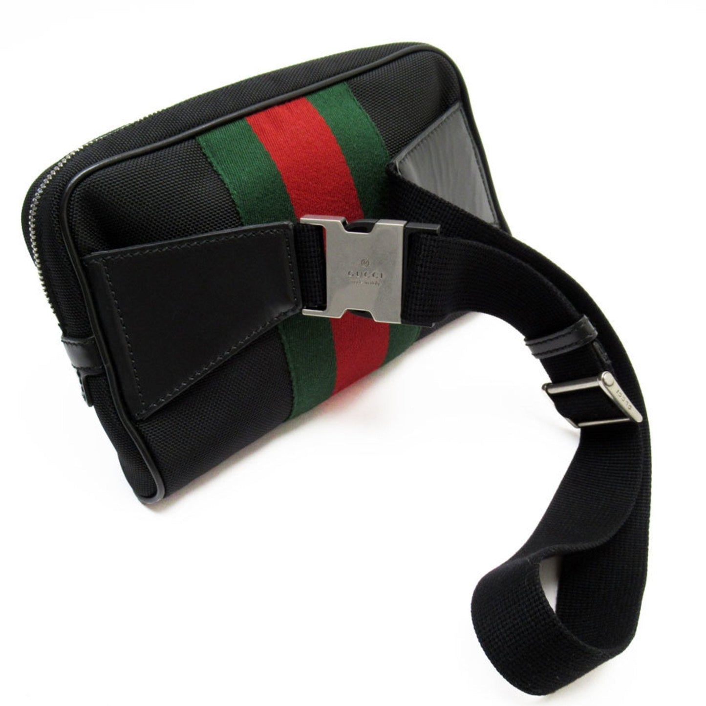 Gucci Black Nylon Canvas Sling Bag