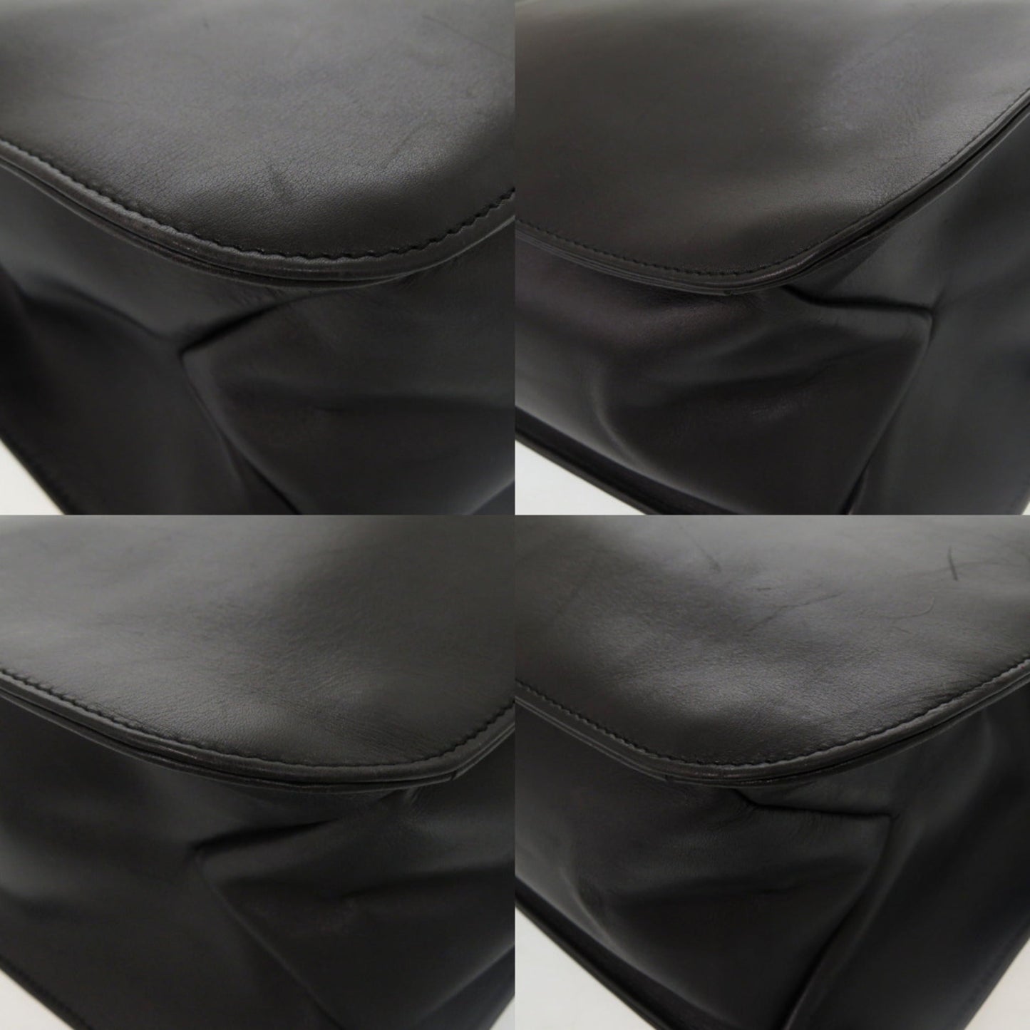 Gucci Black Leather Shoulder Bag ( )