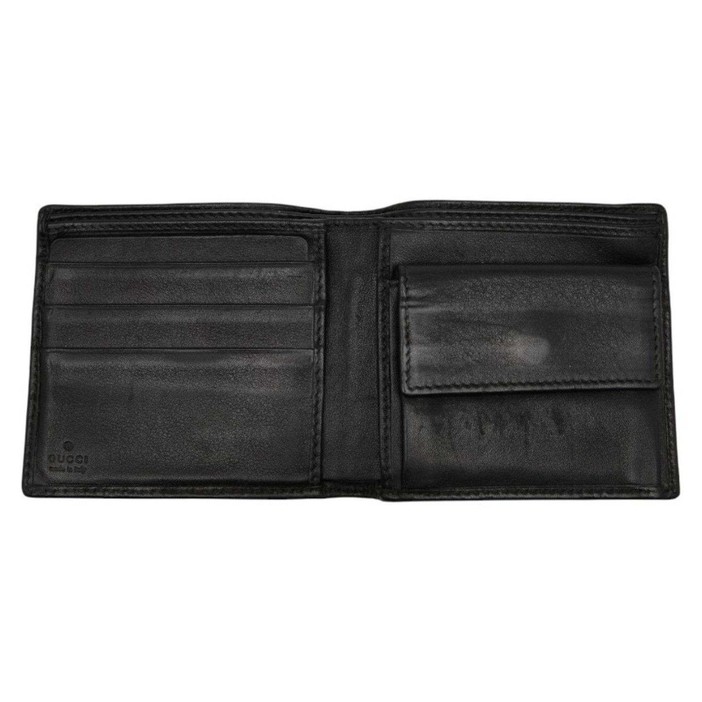 Gucci Black Leather Wallet (Bi-Fold) ( )
