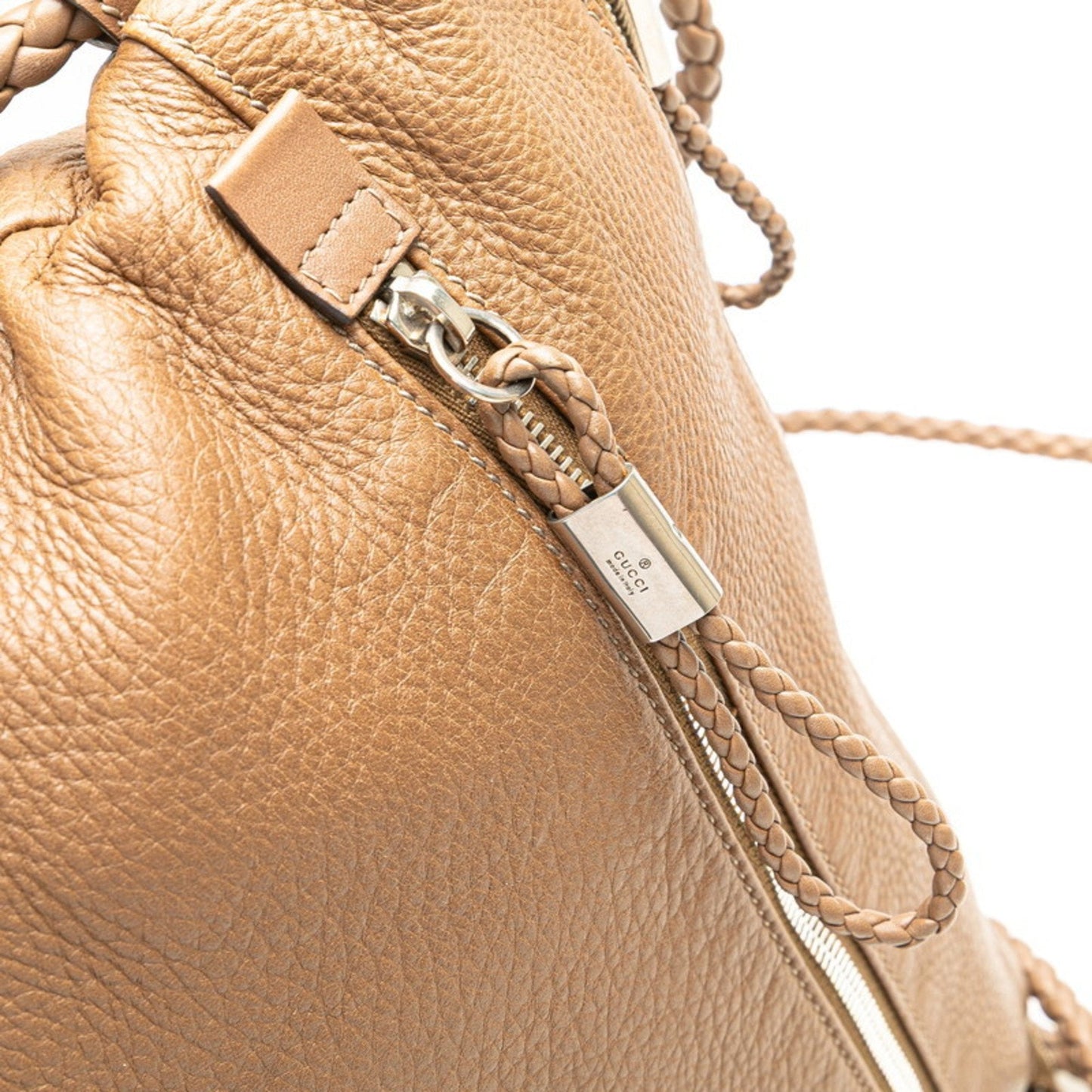 Gucci Brown Leather Shoulder Bag ( )