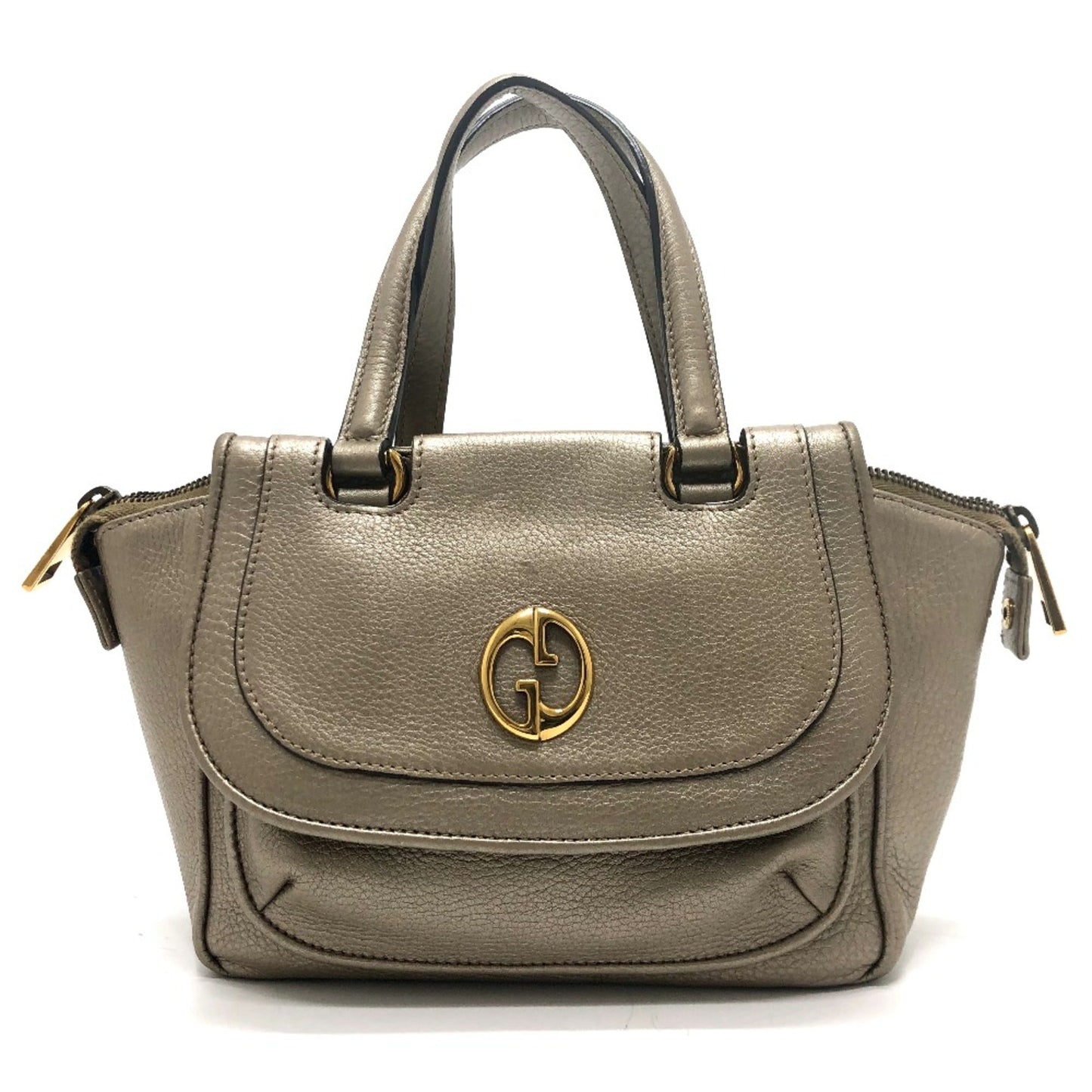 Gucci Gold Leather Handbag ( )