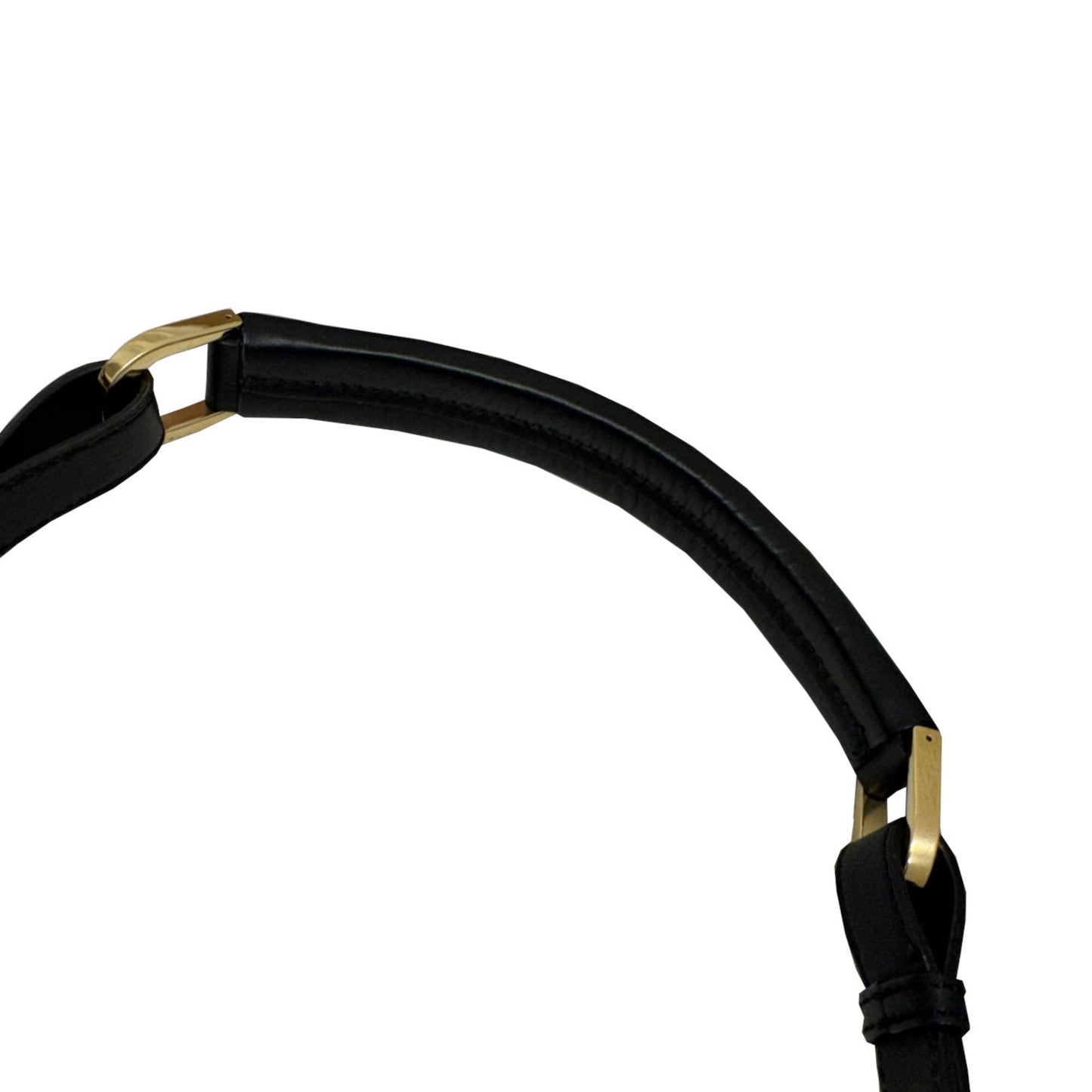 Gucci Black Gg Canvas Leather Shoulder Bag ( )