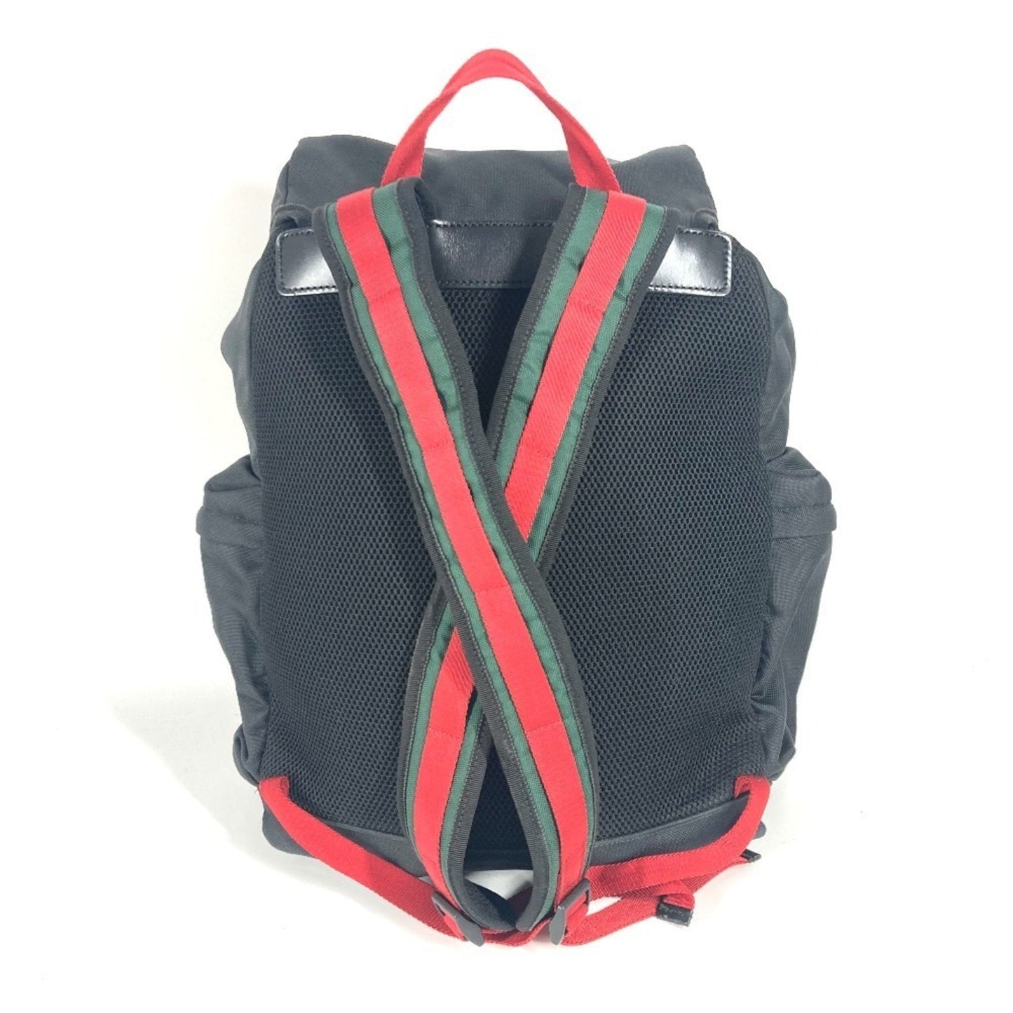 Gucci Sherry Line Black Nylon Canvas Backpack ( )