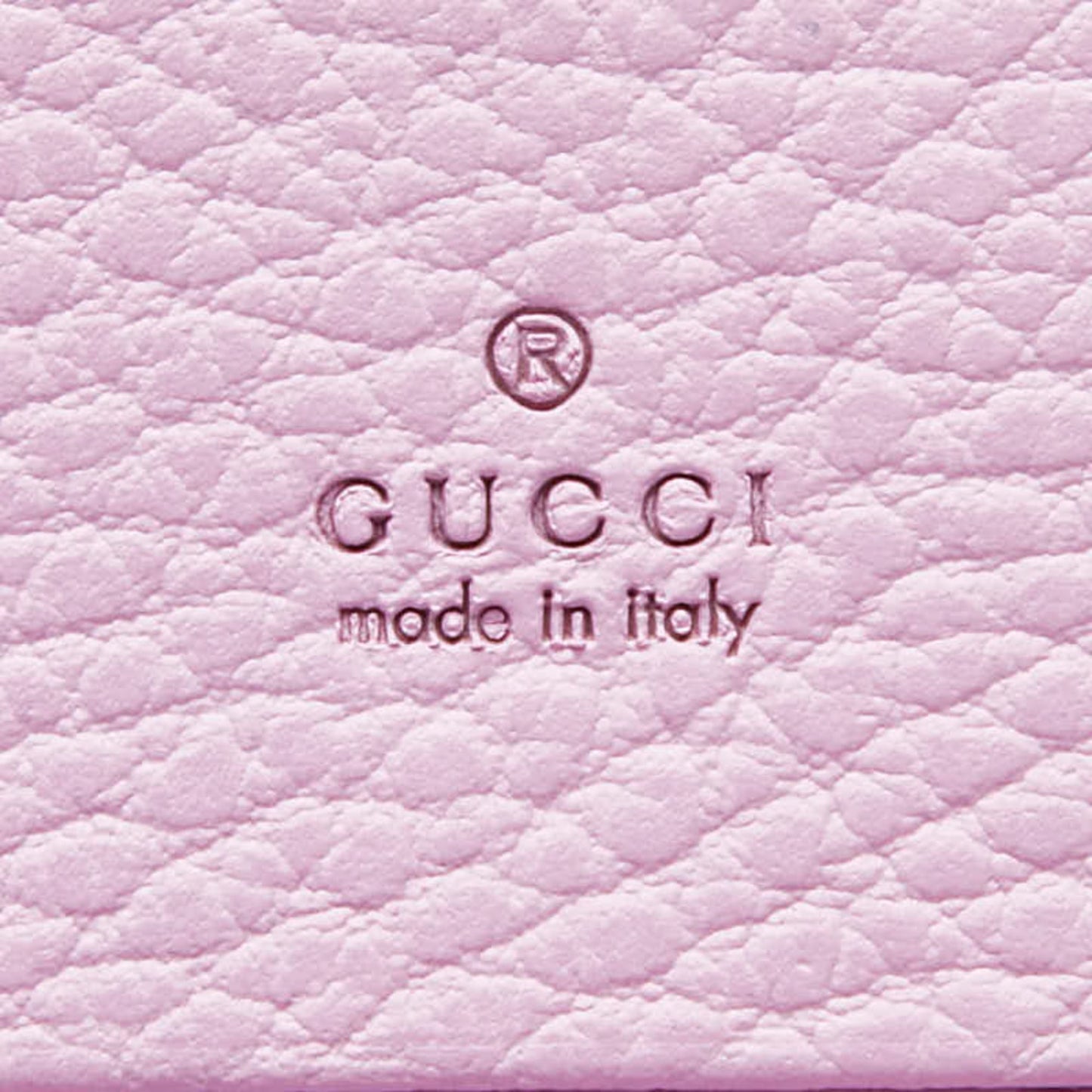 Gucci Pink Leather Wallet (Bi-Fold) ( )