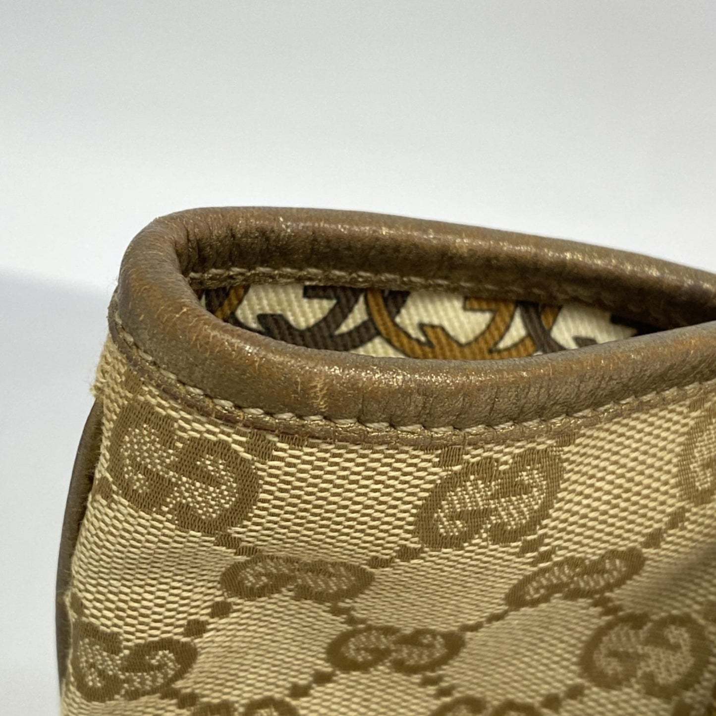 Gucci Beige Canvas Tote Bag ( )