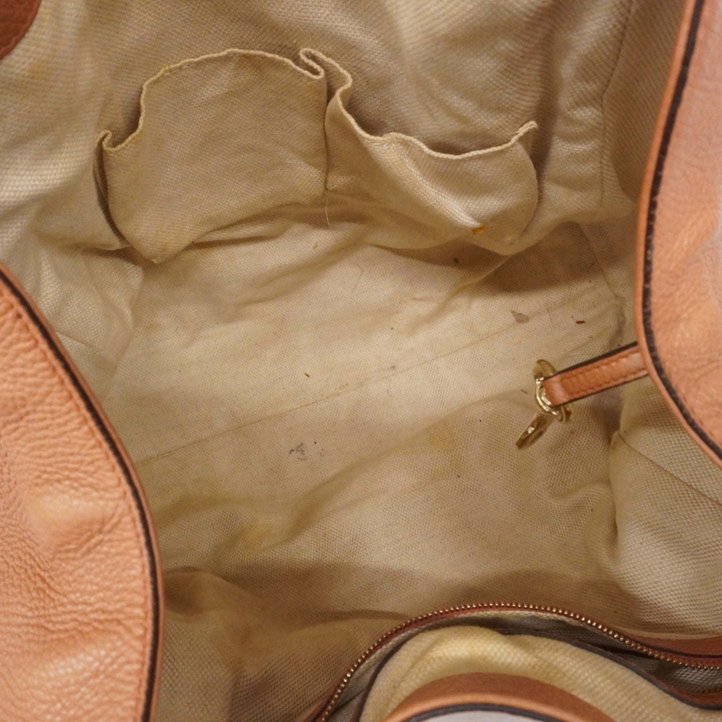 Gucci Orange Leather Tote Bag ( )
