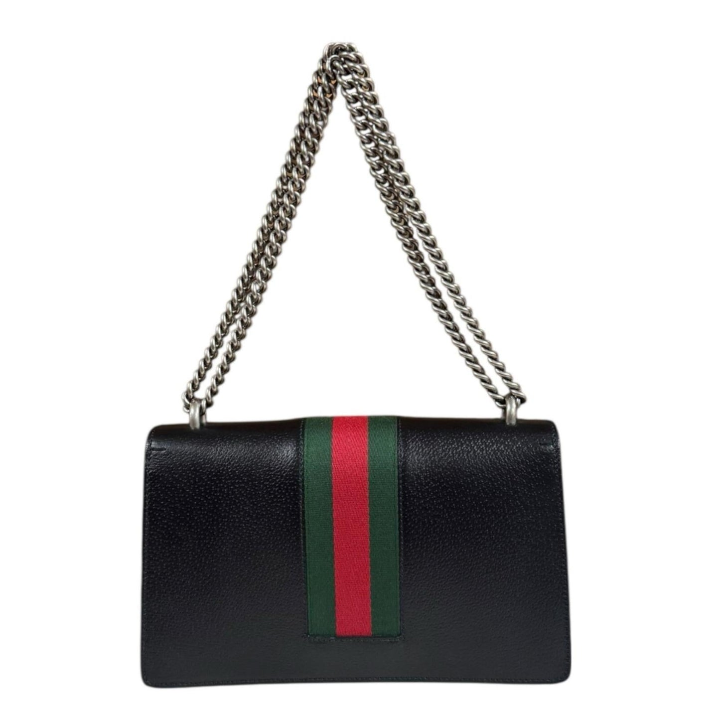 Gucci Black Leather Shoulder Bag ( )