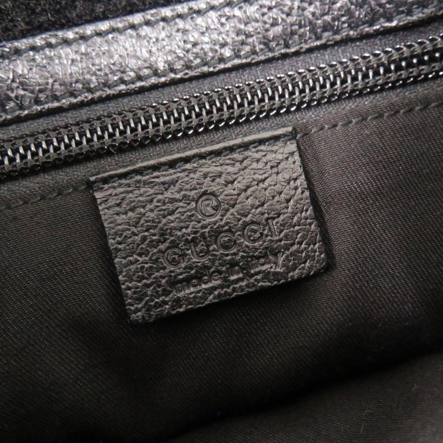 Gucci Black Gg Canvas Leather Shoulder Bag ( )