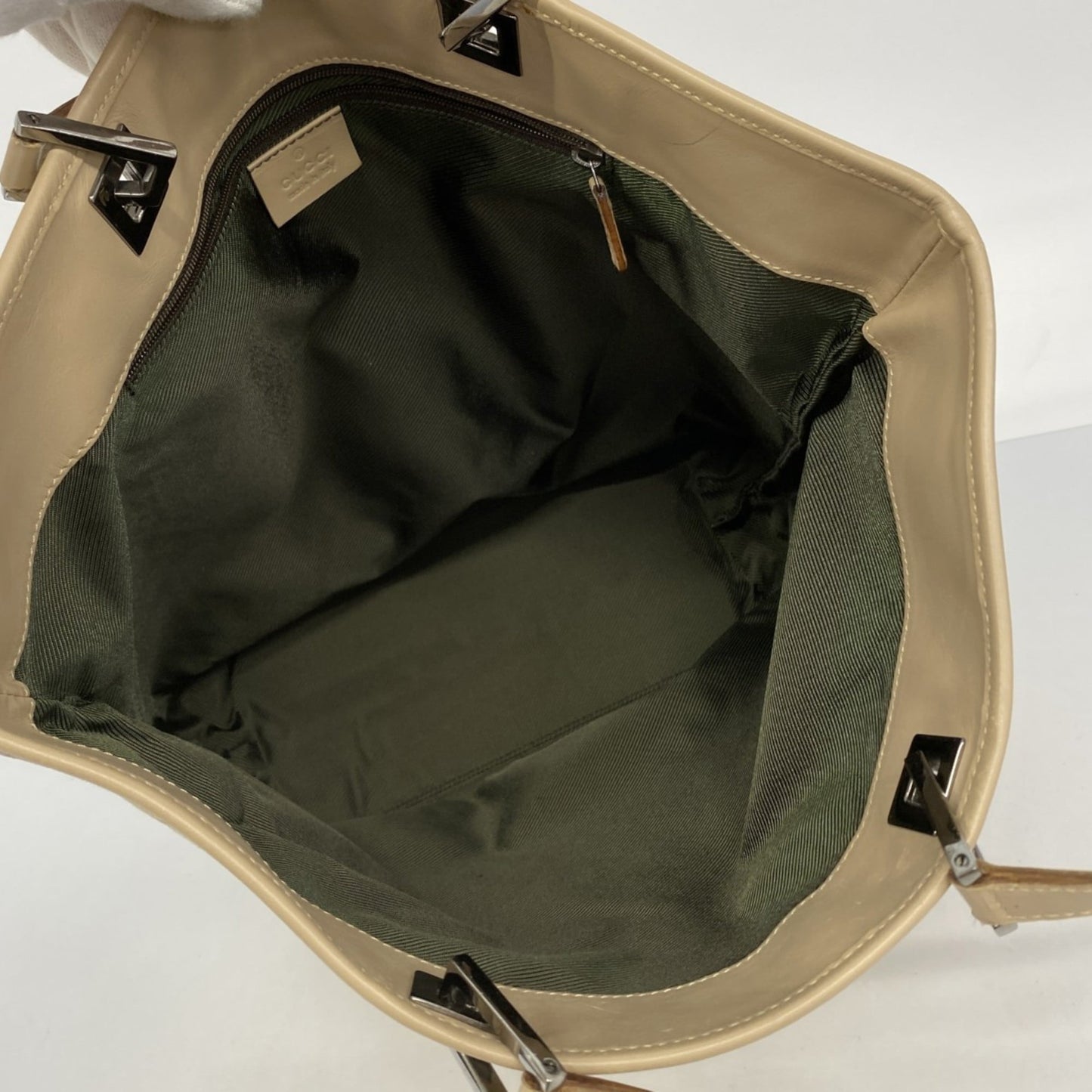 Gucci Beige Canvas Tote Bag ( )