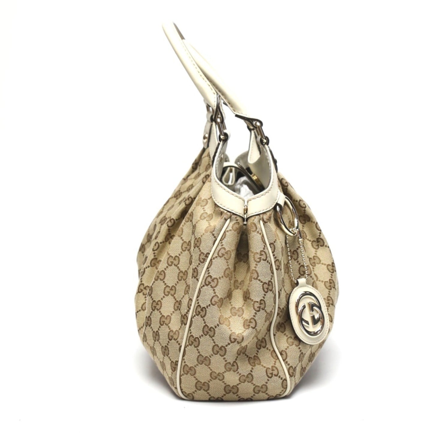 Gucci Brown Gg Canvas Handbag ( )