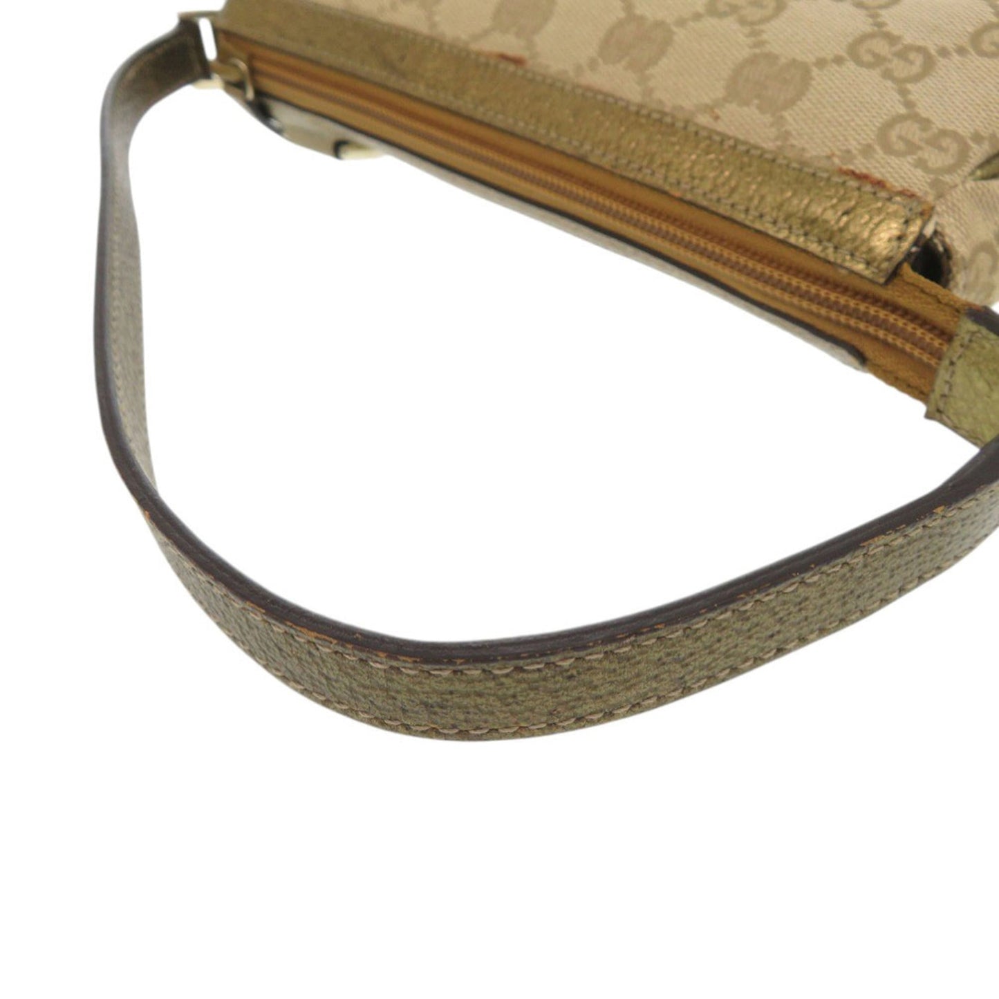 Gucci Beige Gg Canvas Handbag Pouch ( )