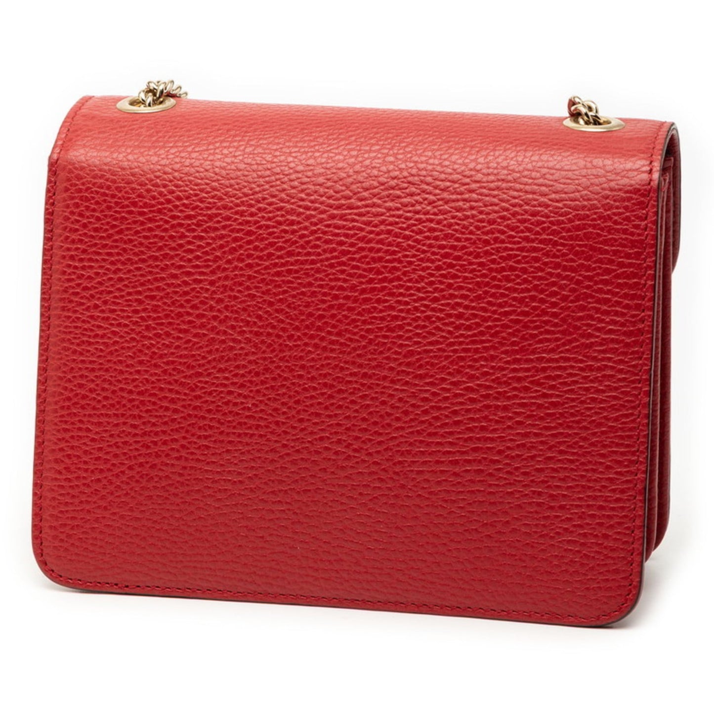 Gucci Red Color Leather Shoulder Bag ( )