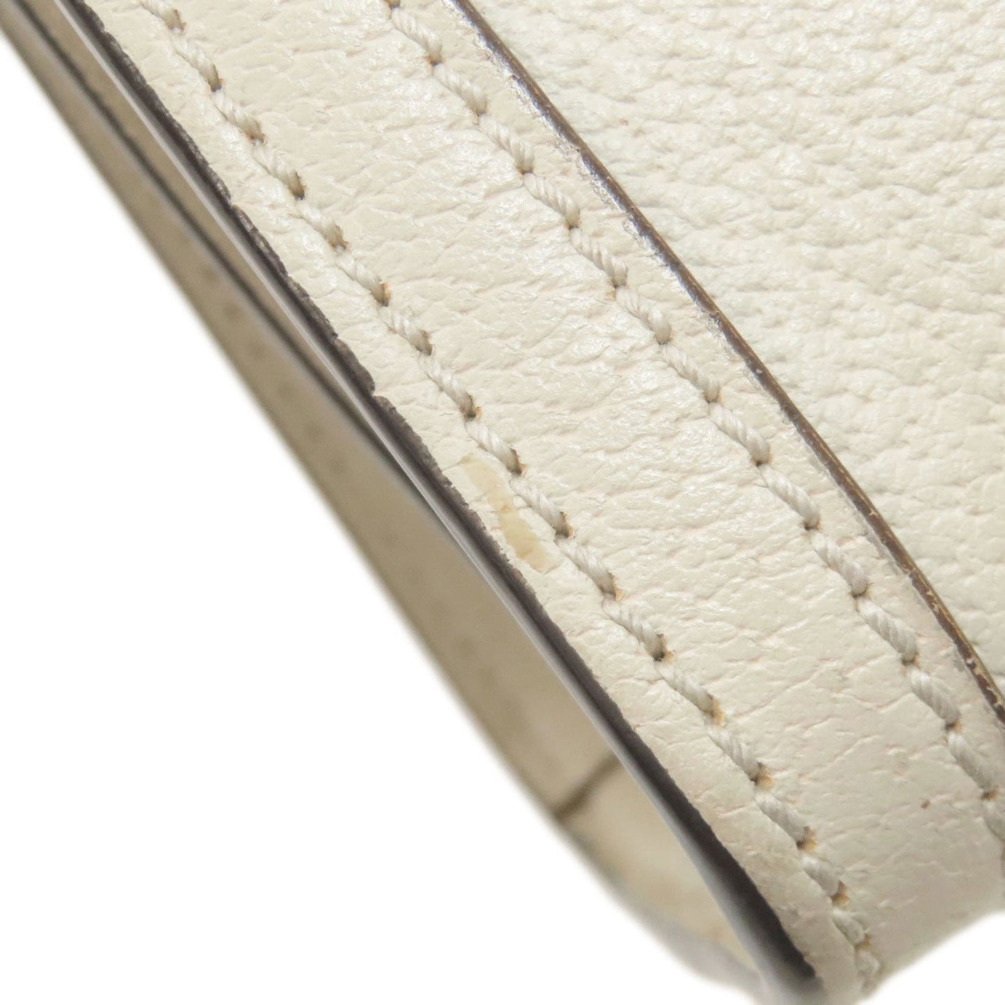 Gucci White Leather Shoulder Bag ( )