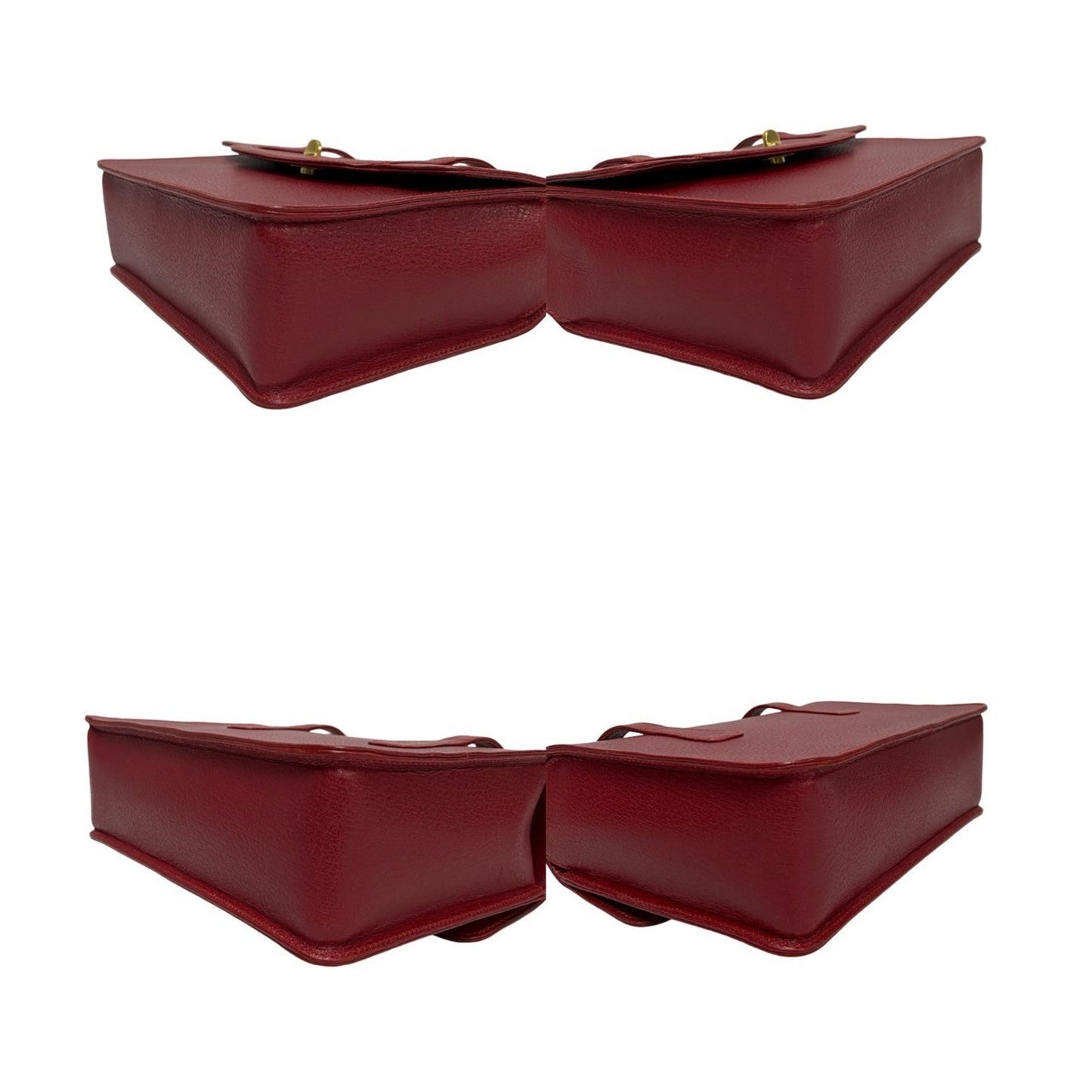 Gucci Red Color Leather Shoulder Bag ( )
