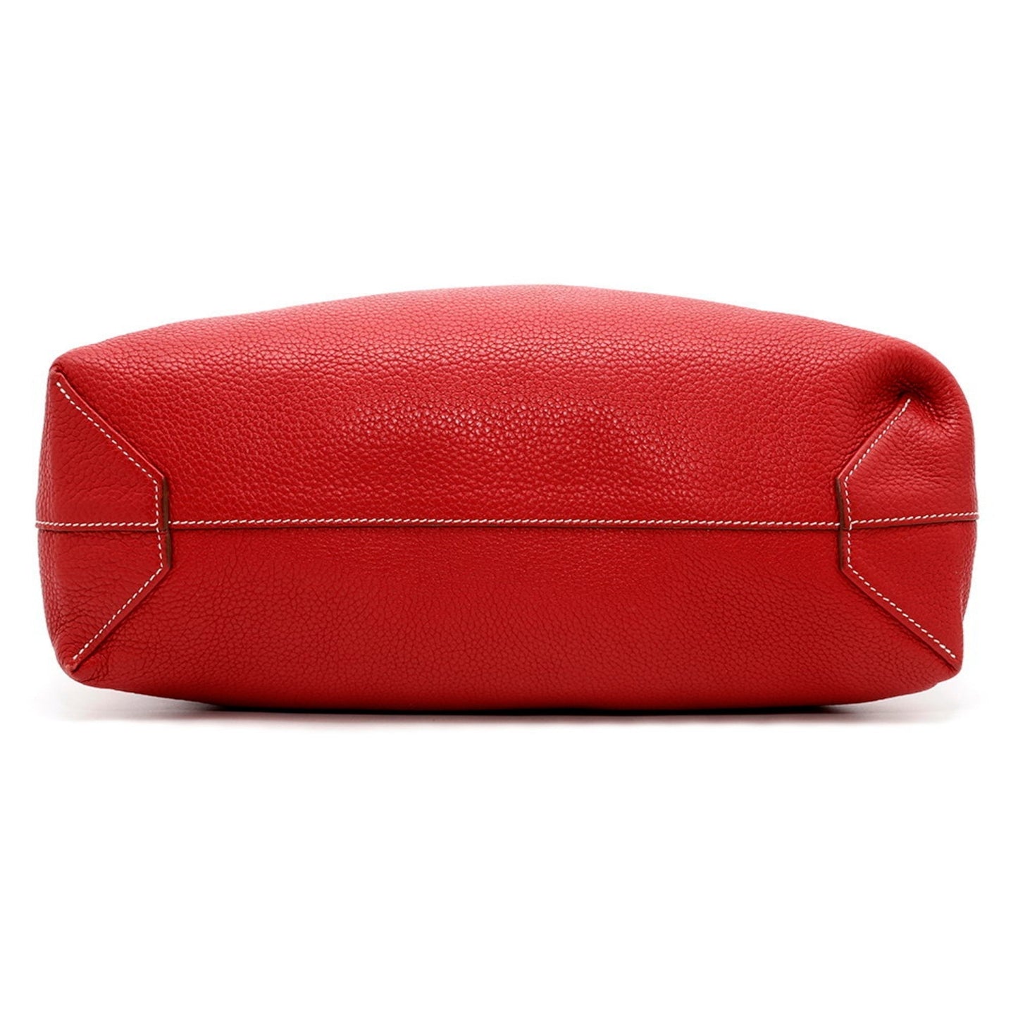 Hermes Bougainvillier Rouge Casaque Taurillon Clemence Leather Tote Bag ( )