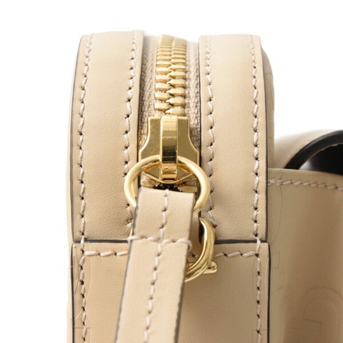 Gucci Beige Leather Shoulder Bag ( )