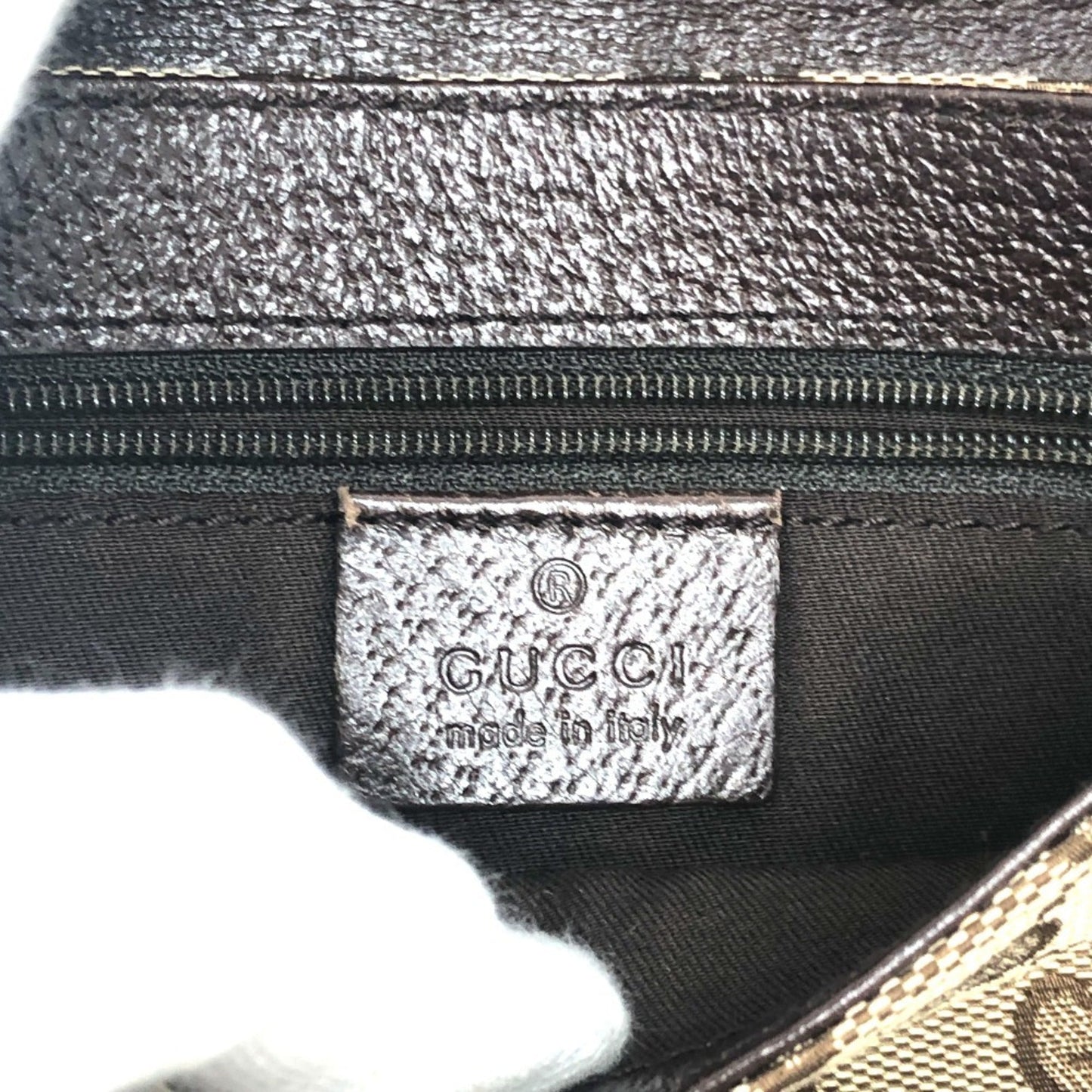 Gucci Beige Brown Gg Canvas Fanny Pack ( )