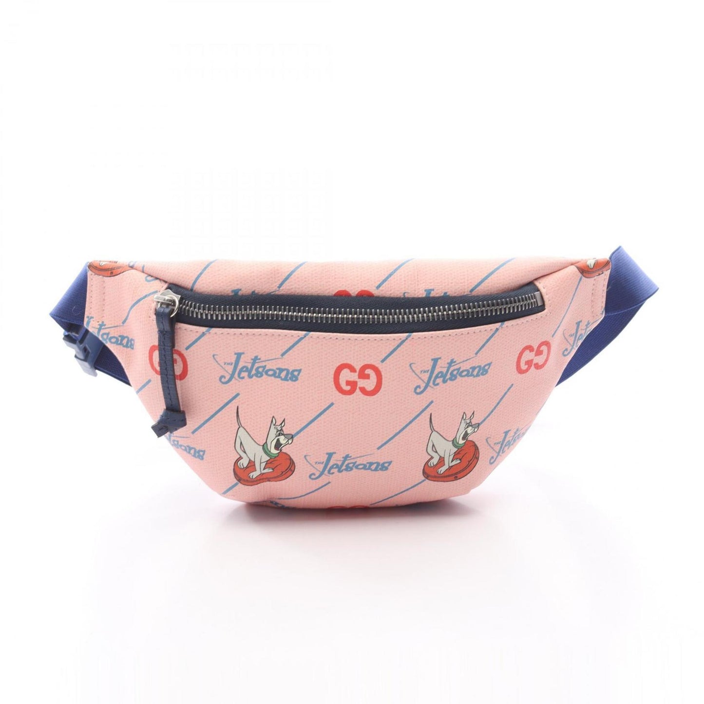 Gucci Multi-Color Pink Coated Canvas Fanny Pack ( )
