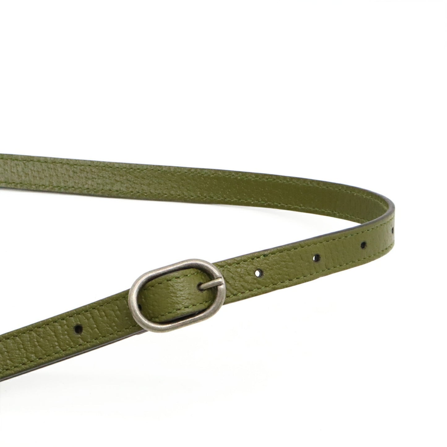 Gucci Green Khaki Nylon Canvas Leather Shoulder Bag ( )