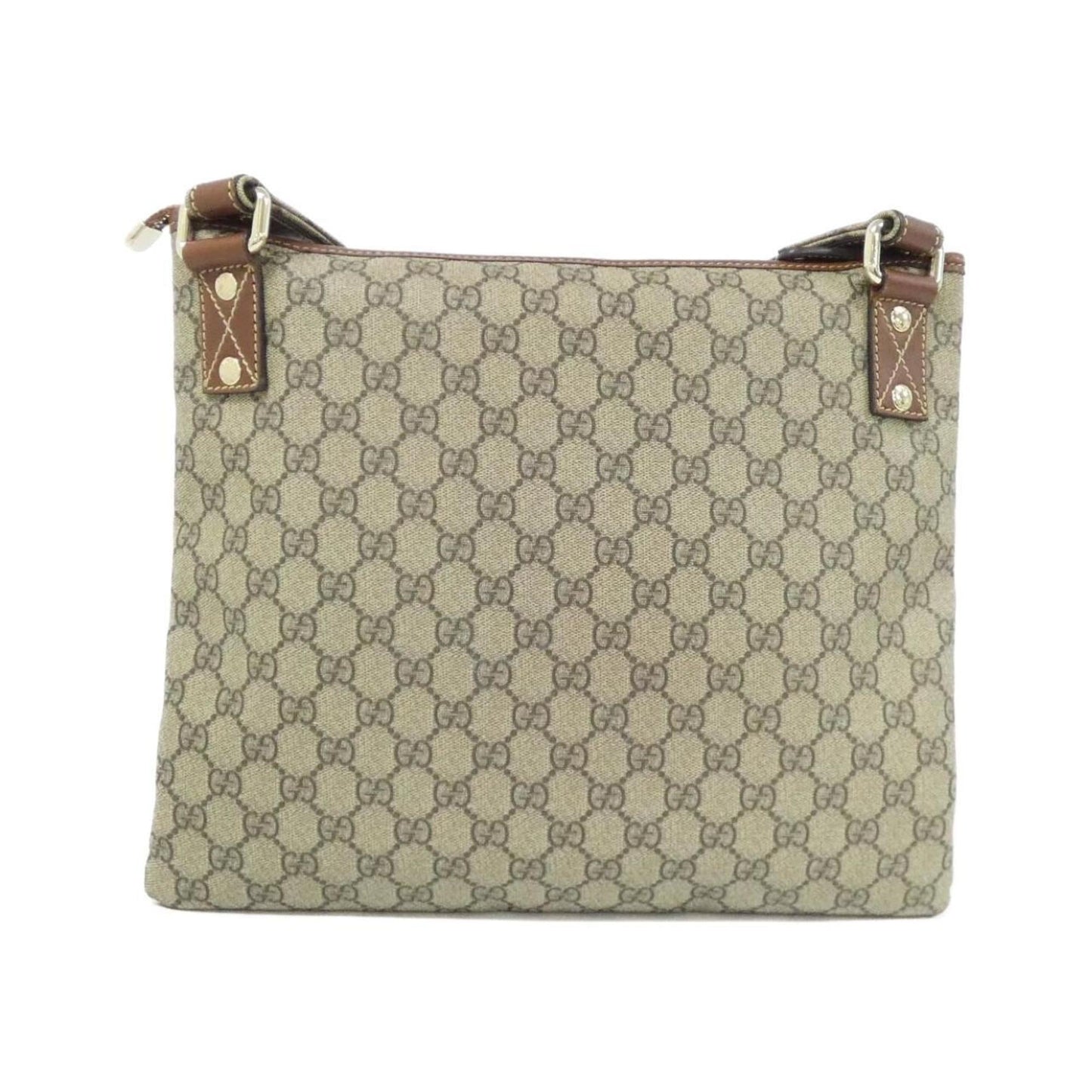 Gucci Beige Brown Gg Plus Shoulder Bag ( )