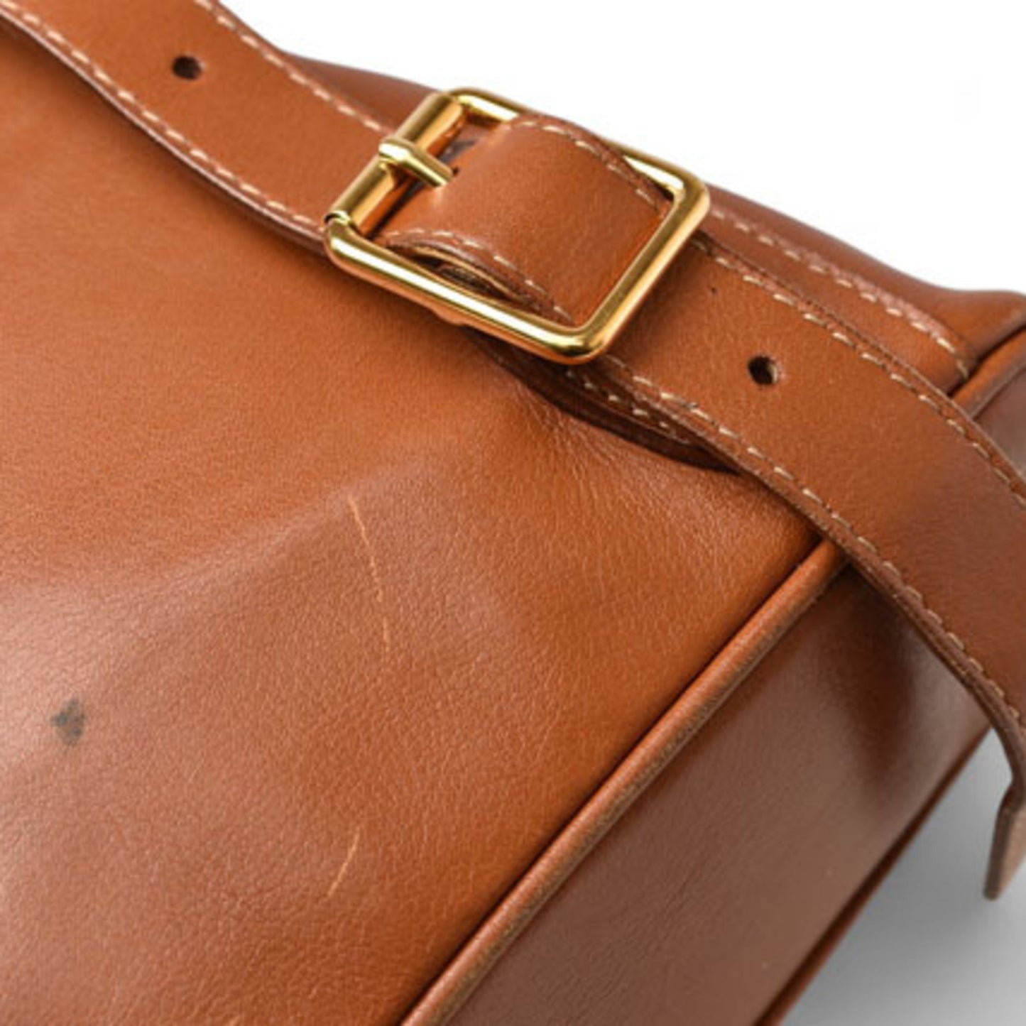 Gucci Brown Leather Backpack ( )