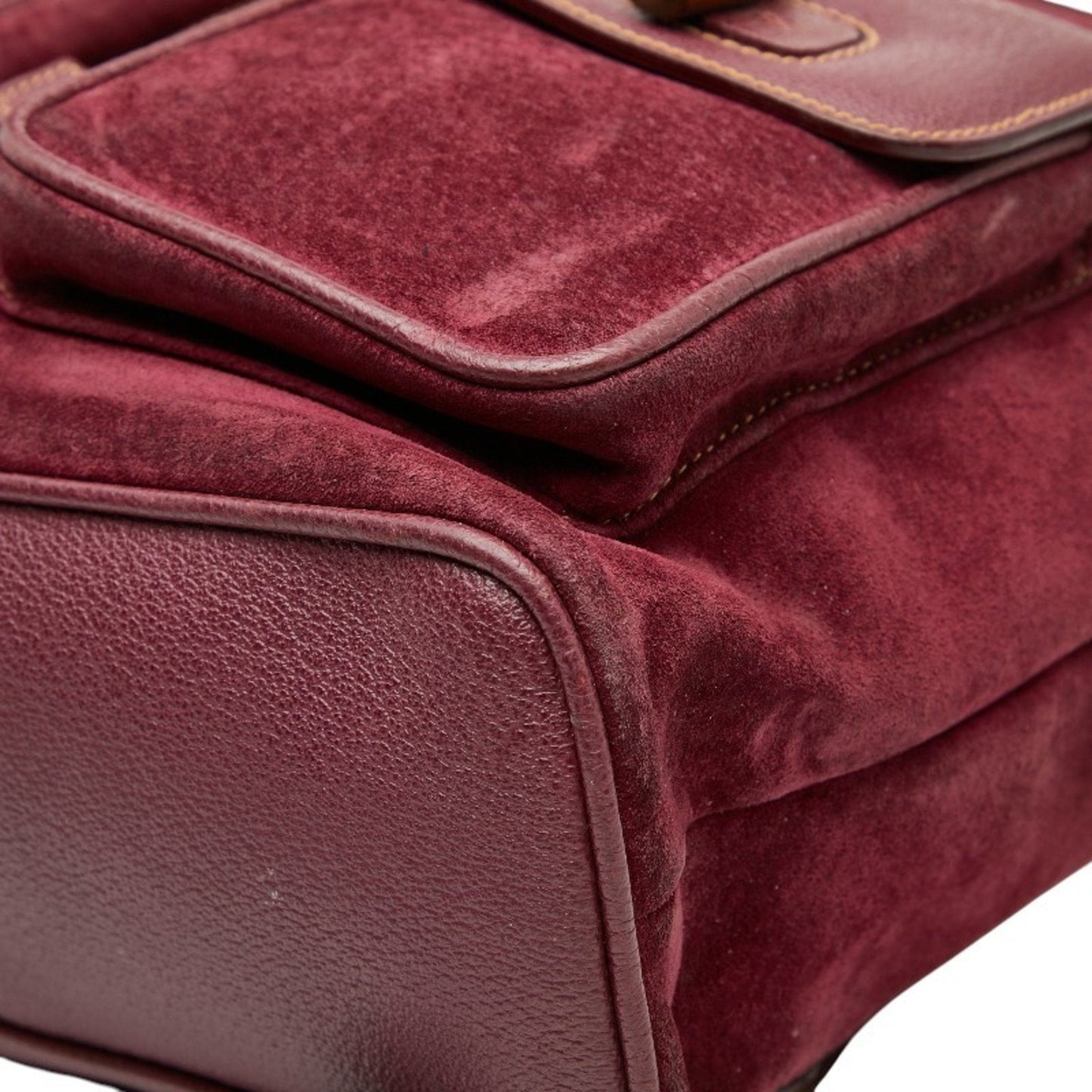 Gucci Purple Suede Backpack ( )