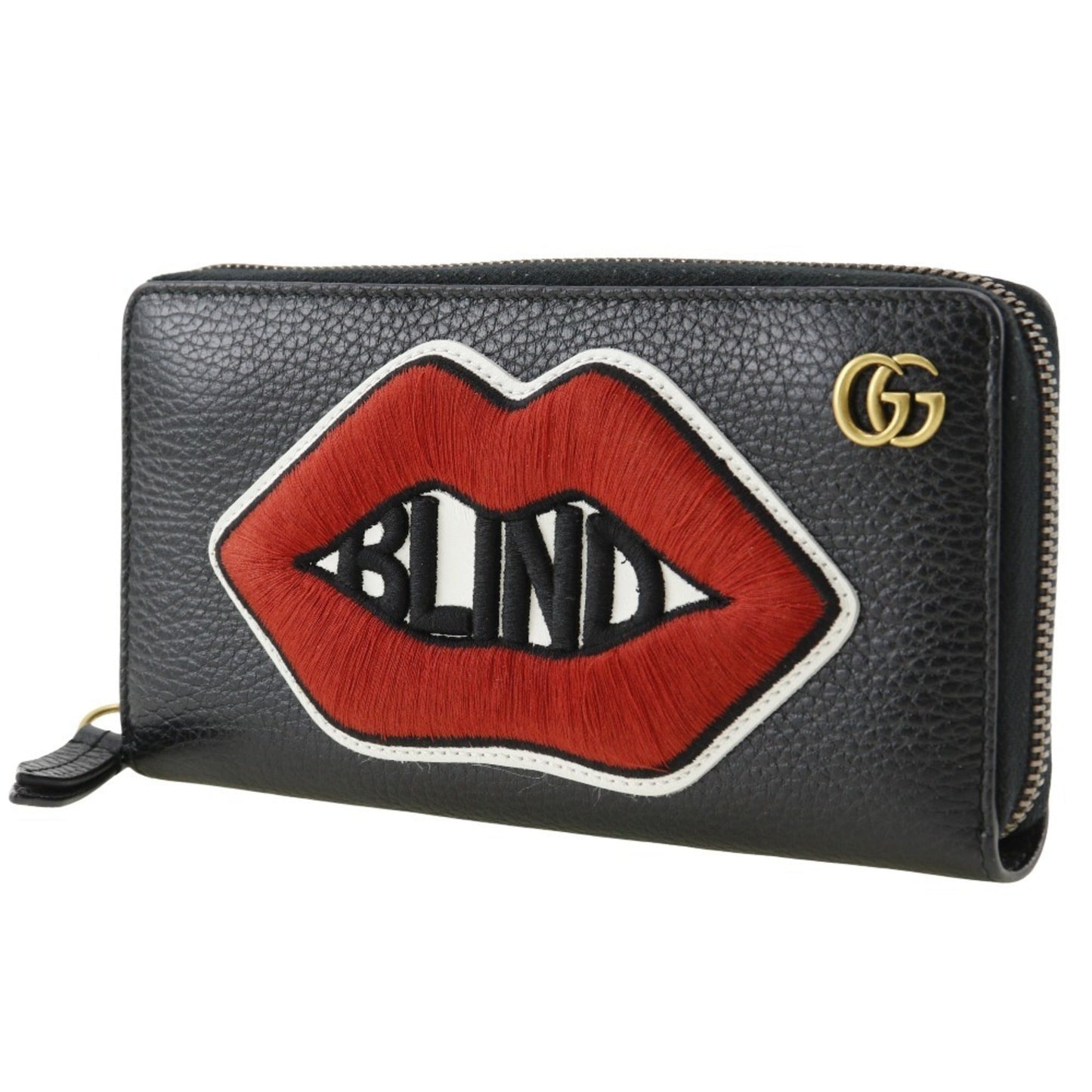 Gucci Black Leather Long Wallet (Bi-Fold) ( )
