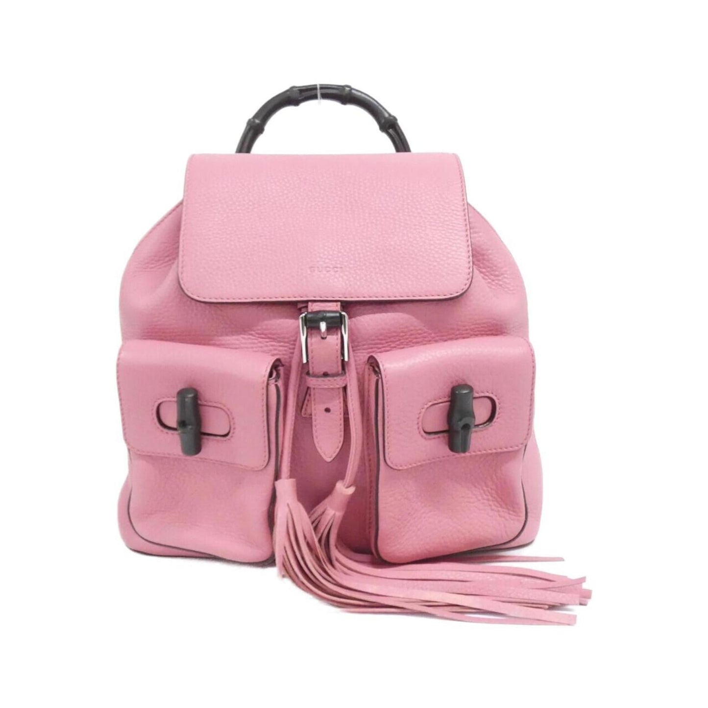 Gucci Silver Leather Backpack ( )