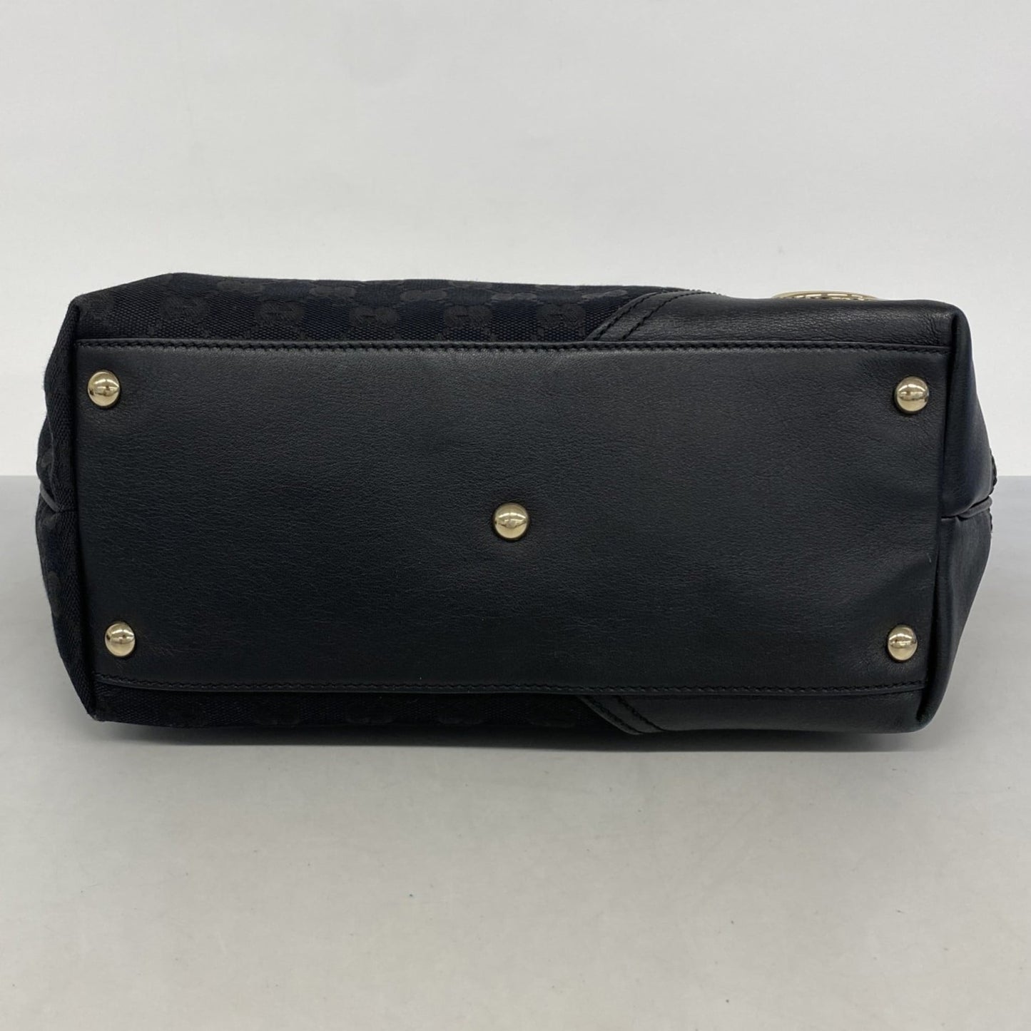 Gucci Black Canvas Tote Bag ( )