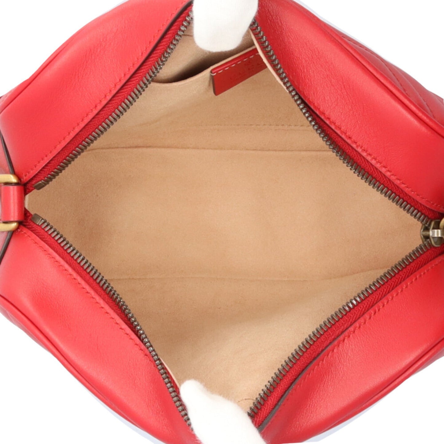 Gucci Red Color Leather Shoulder Bag ( )