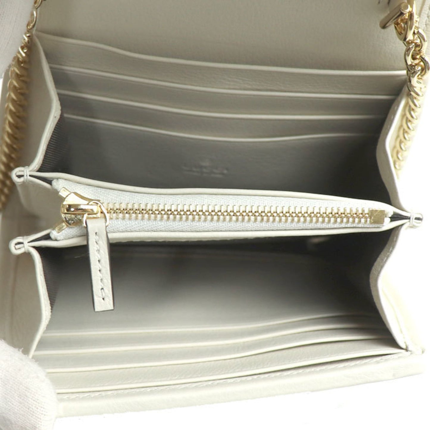 Gucci White Leather Shoulder Bag ( )