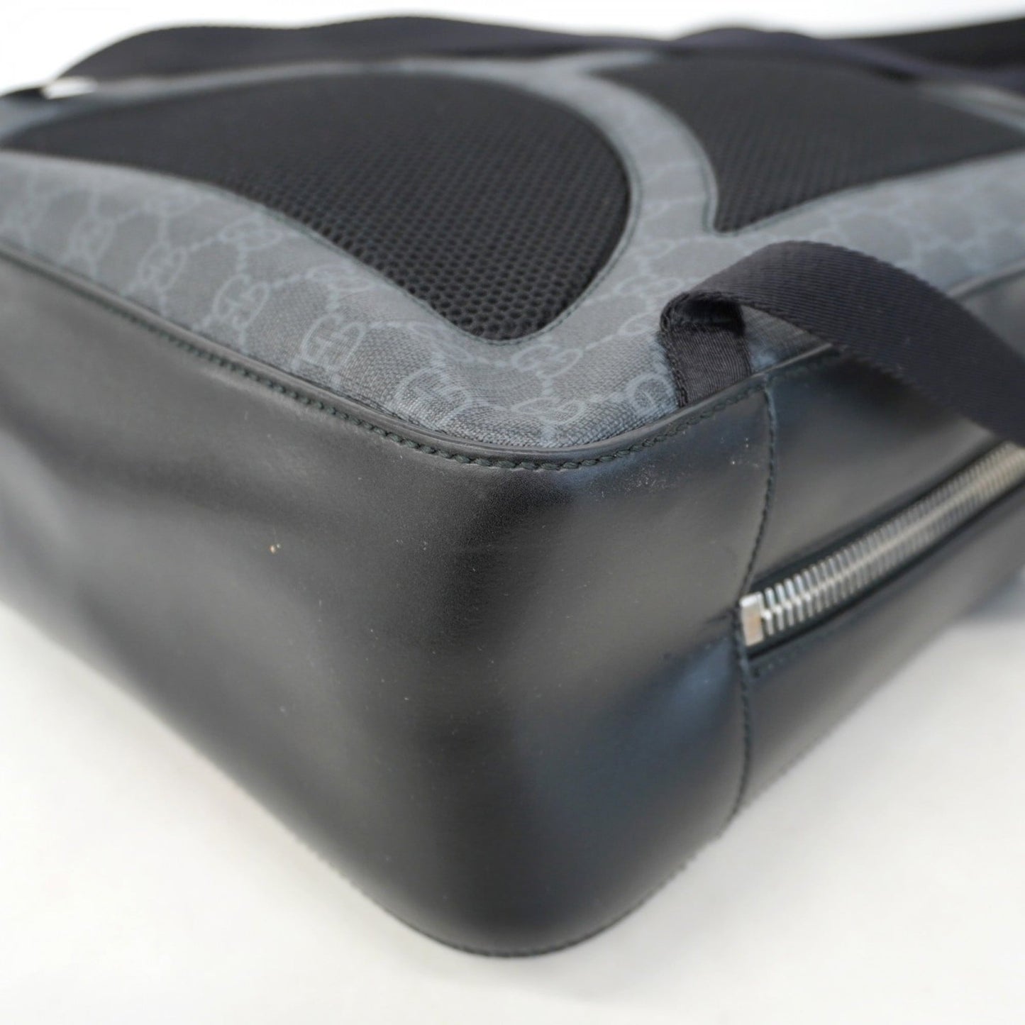 Gucci Black Gray Pvc Backpack ( )