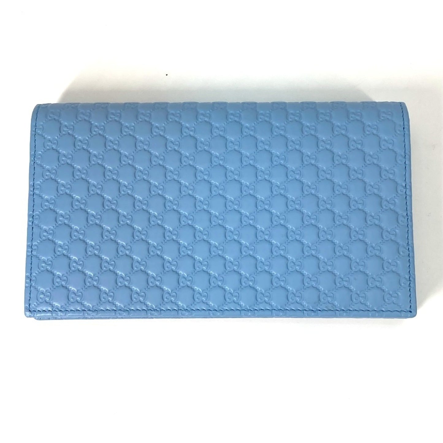 Gucci Blue Leather Chain/Shoulder Wallet ( )