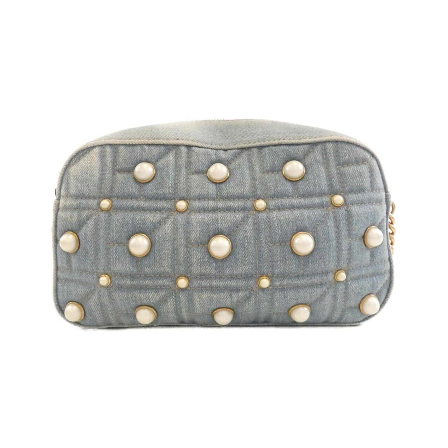 Gucci Blue Denim Shoulder Bag ( )