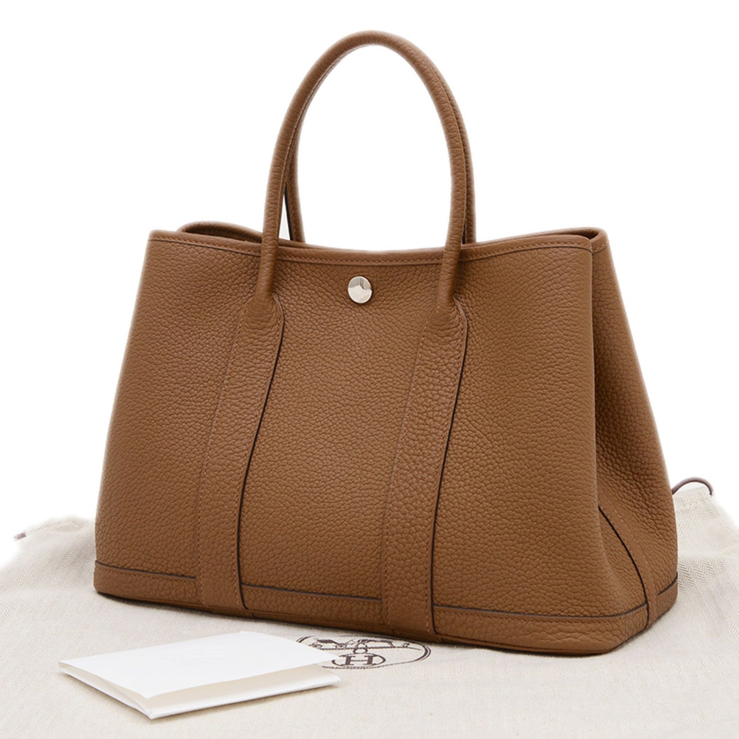 Hermes Garden Alezan Negonda Leather Tote Bag ( )