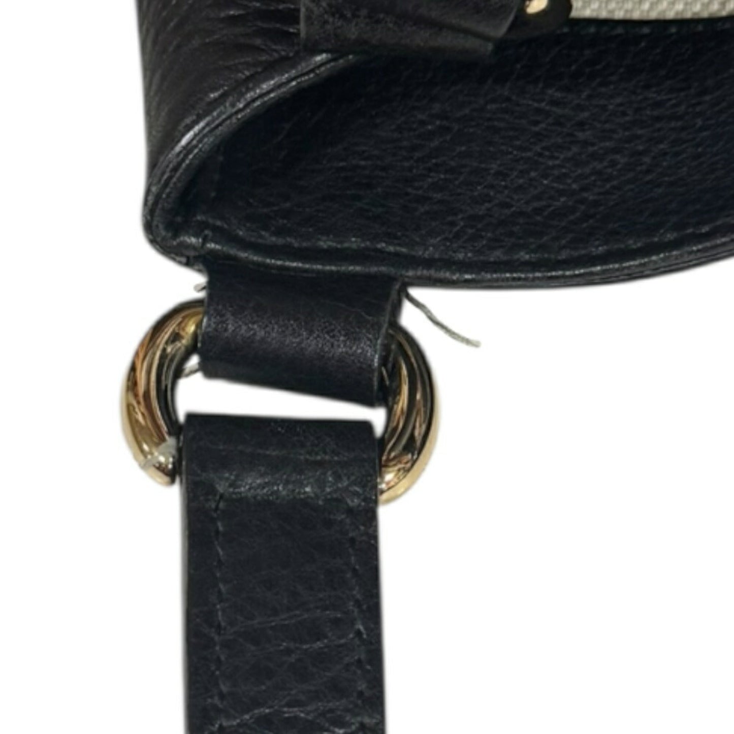 Gucci Black Leather Shoulder Bag ( )